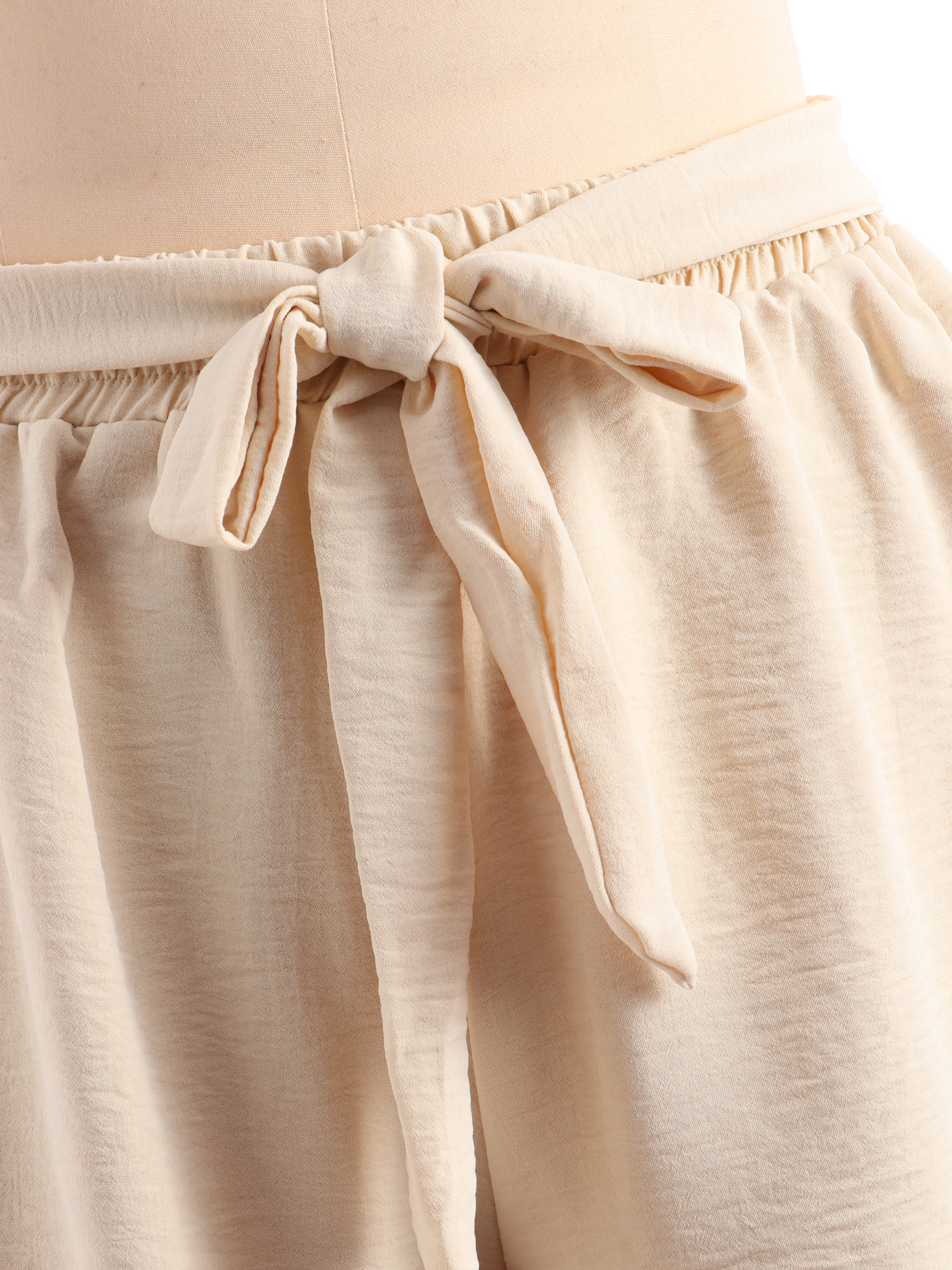 Petal Layered Tie-Up Shorts