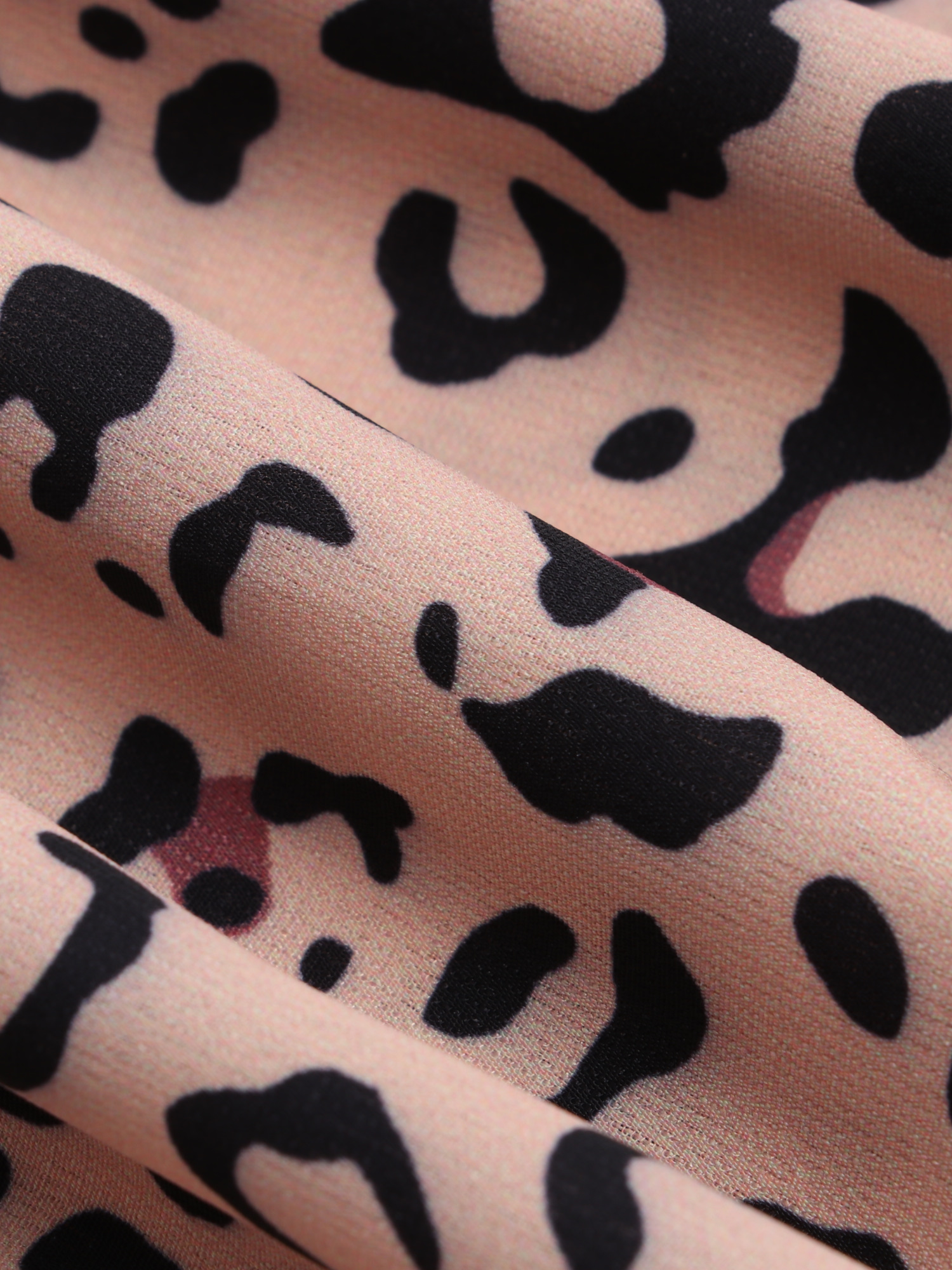 Leopard Printed Split Pants