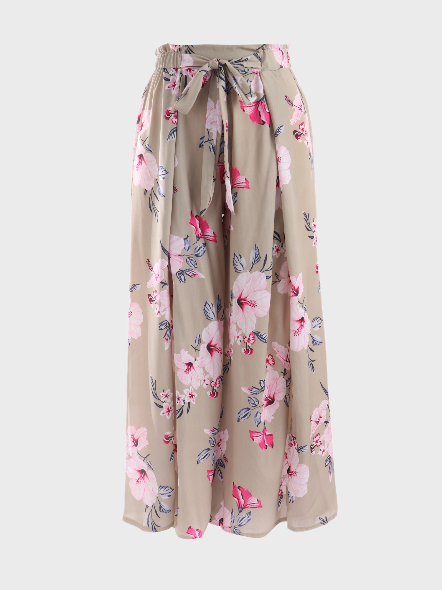 Leopard Printed Split Pants