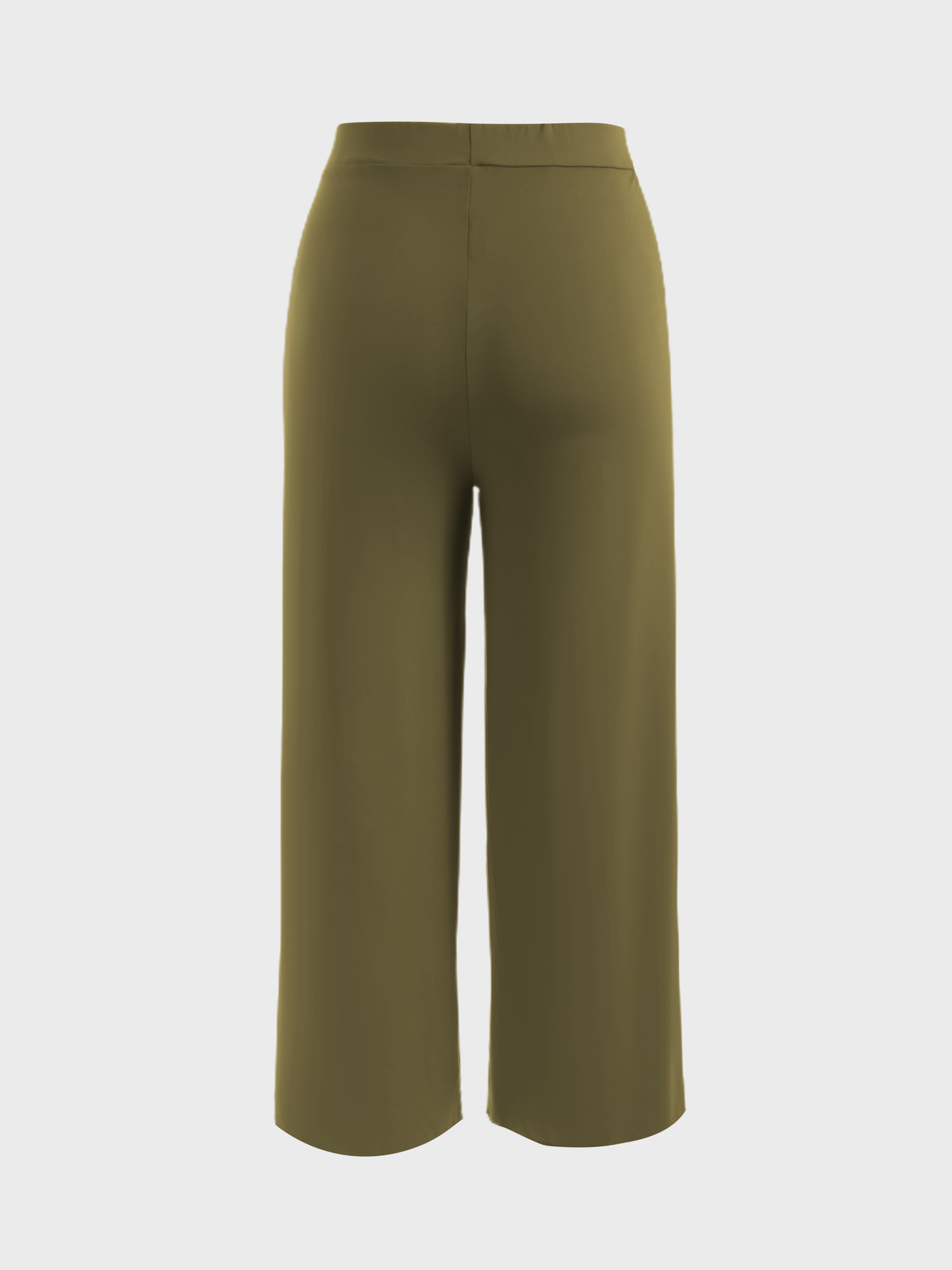 Ruffle Flowy High Split Pants