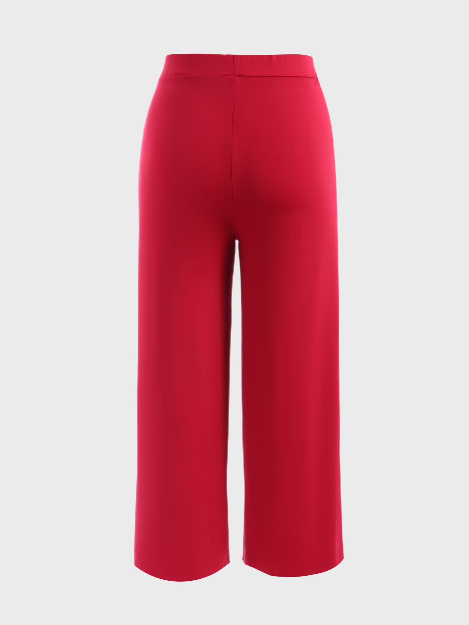 Ruffle Flowy High Split Pants