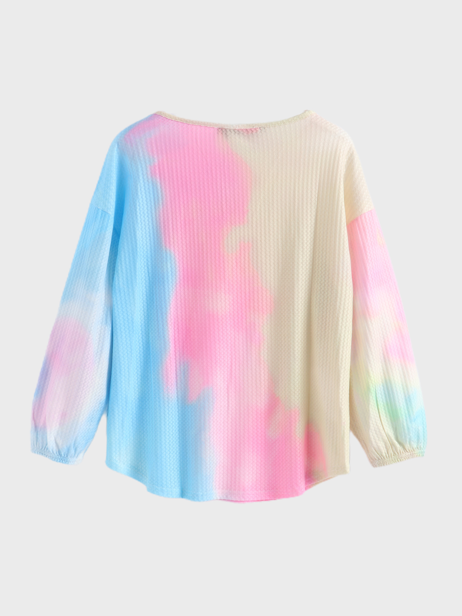 Rainbow Dyeing Casual Top
