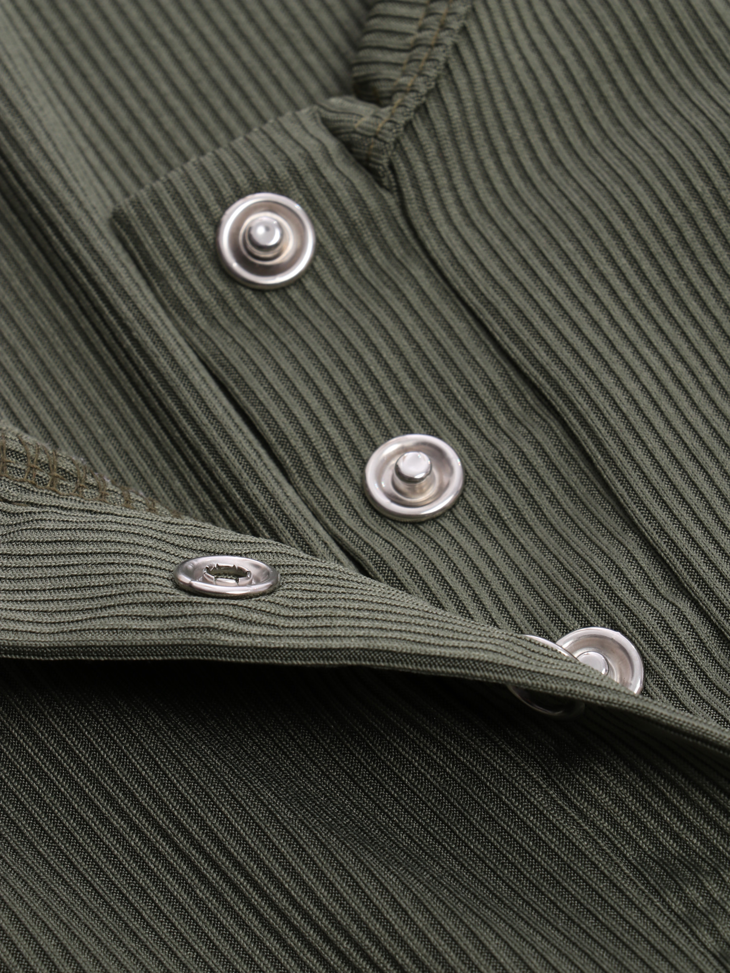 Freely Half-Button Ribbed Tank Top