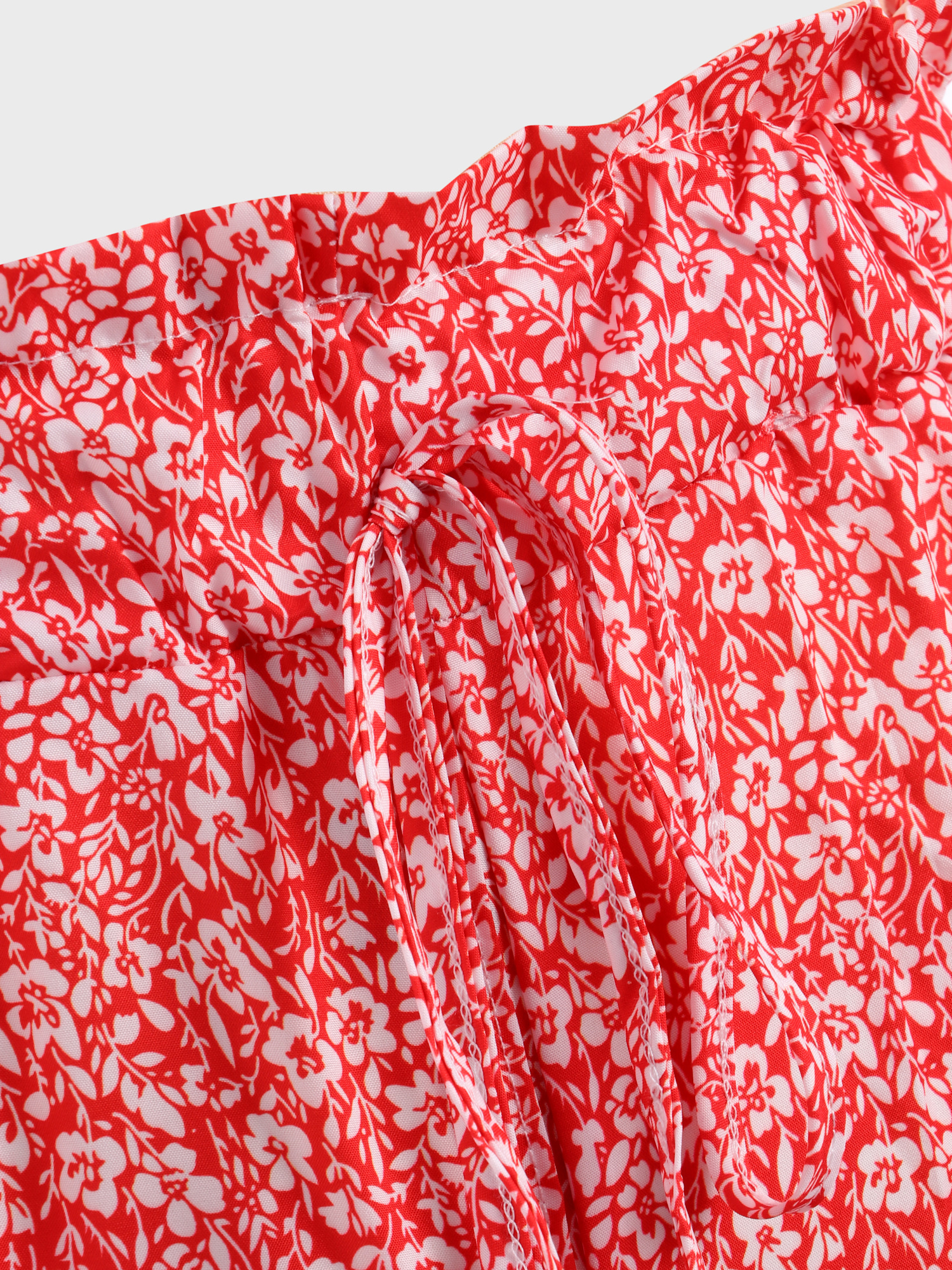 Summer Floral Print Chiffon Shorts