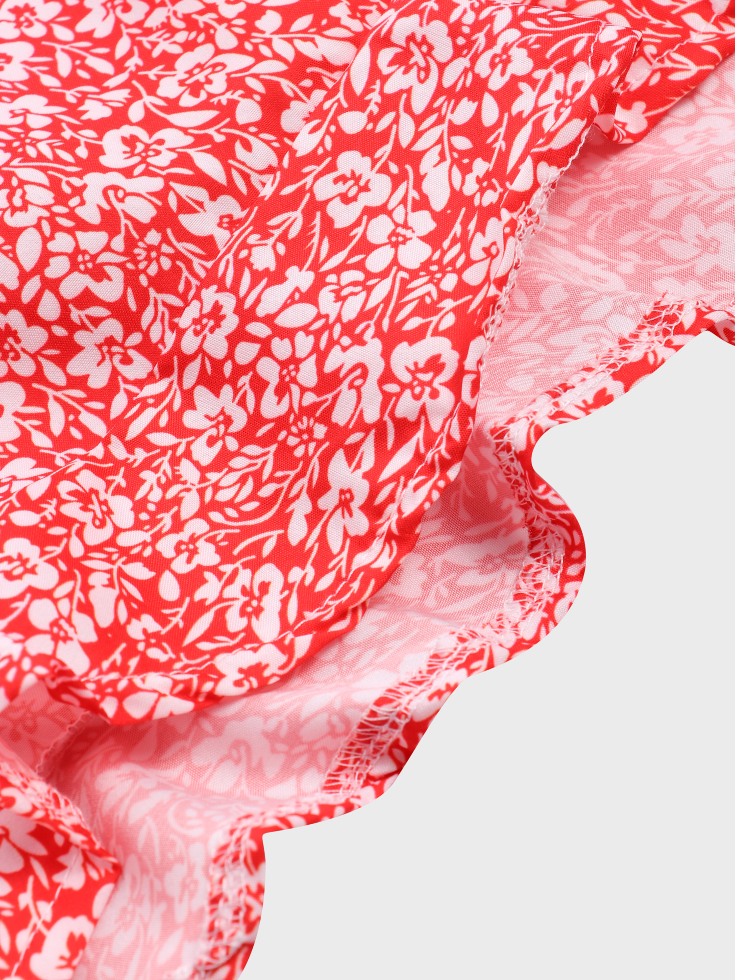 Summer Floral Print Chiffon Shorts