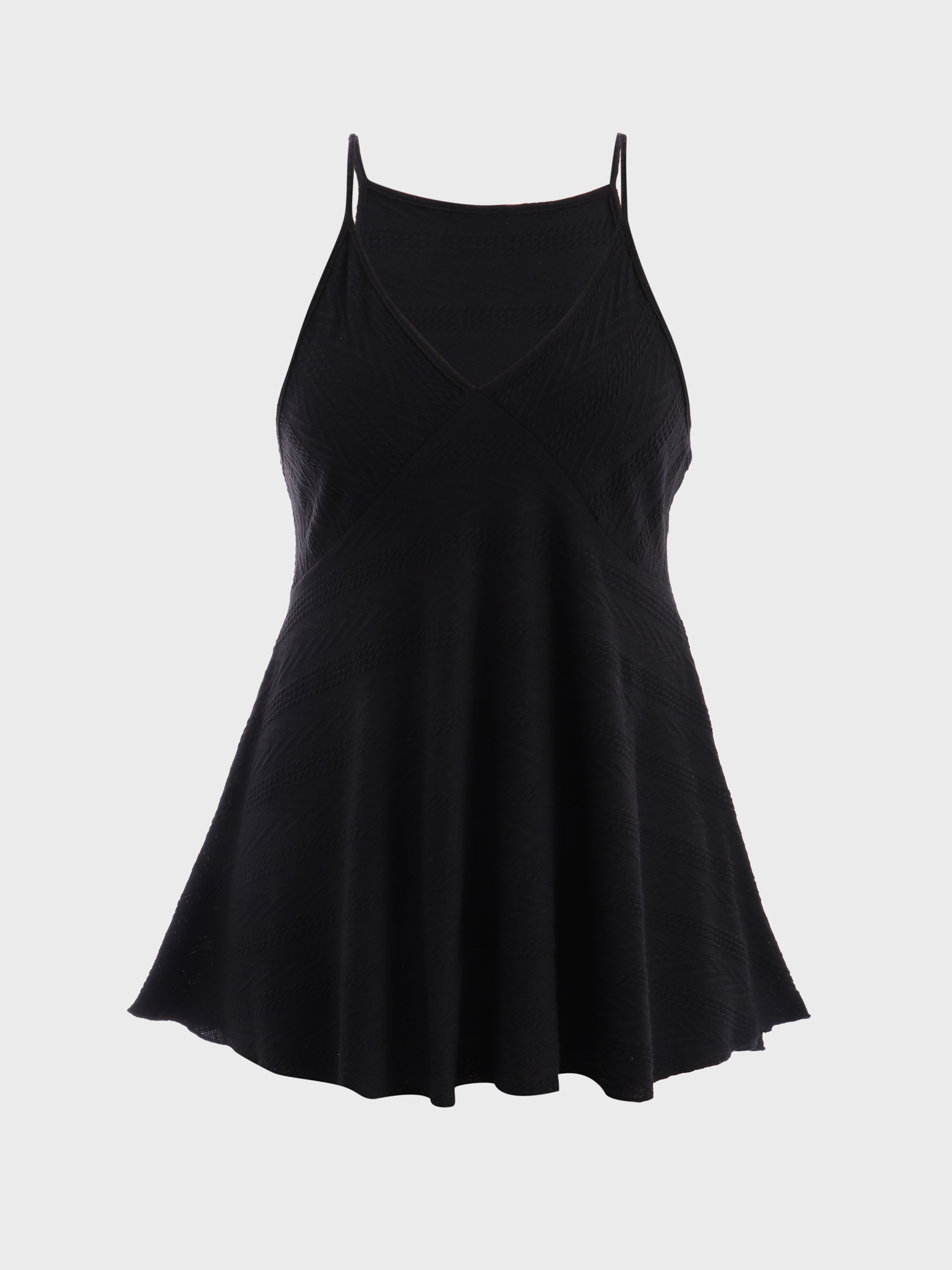 Ruffle Girl  Plunge-V Camisole