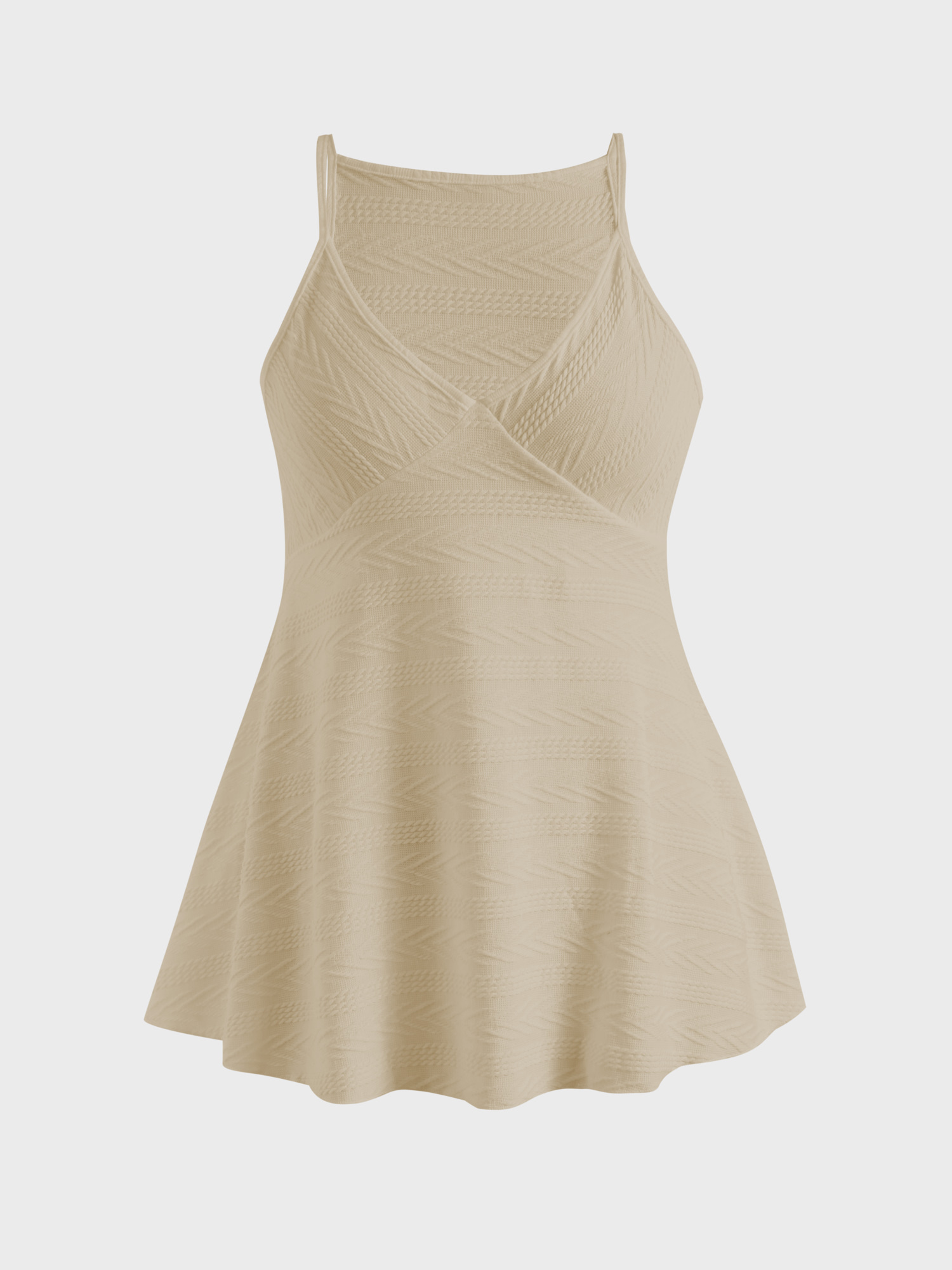 Ruffle Girl  Plunge-V Camisole