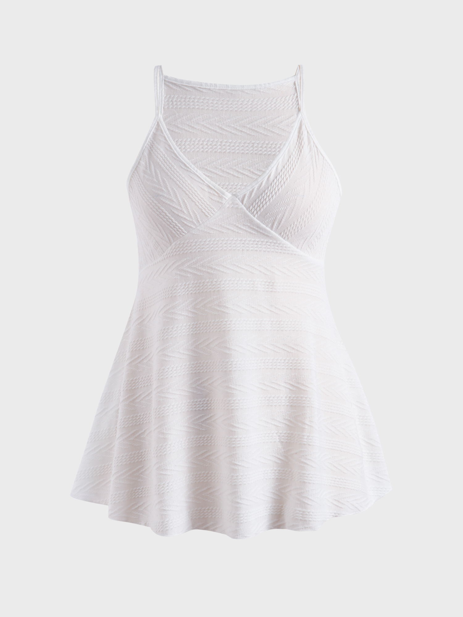 Ruffle Girl  Plunge-V Camisole