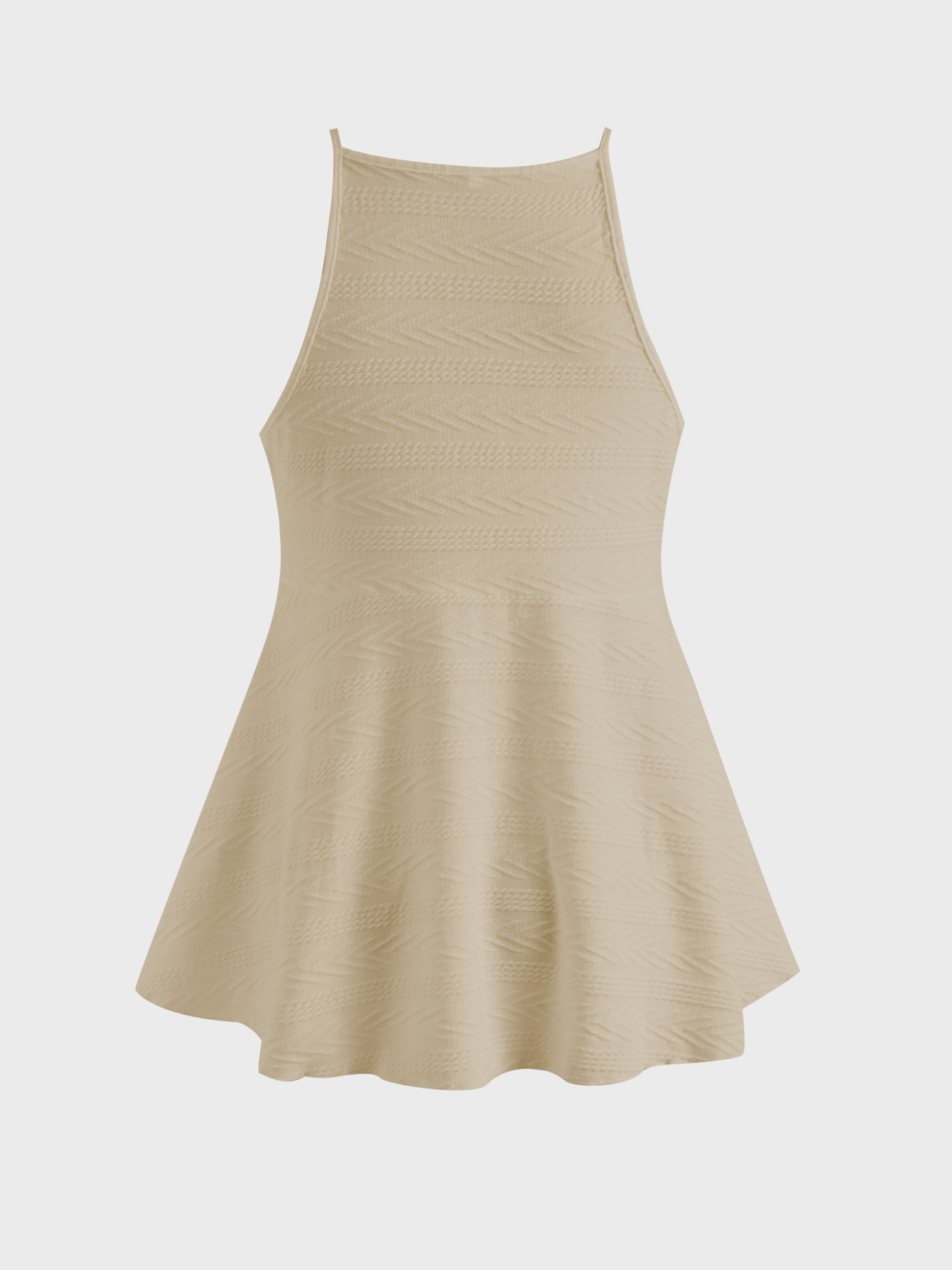 Ruffle Girl  Plunge-V Camisole