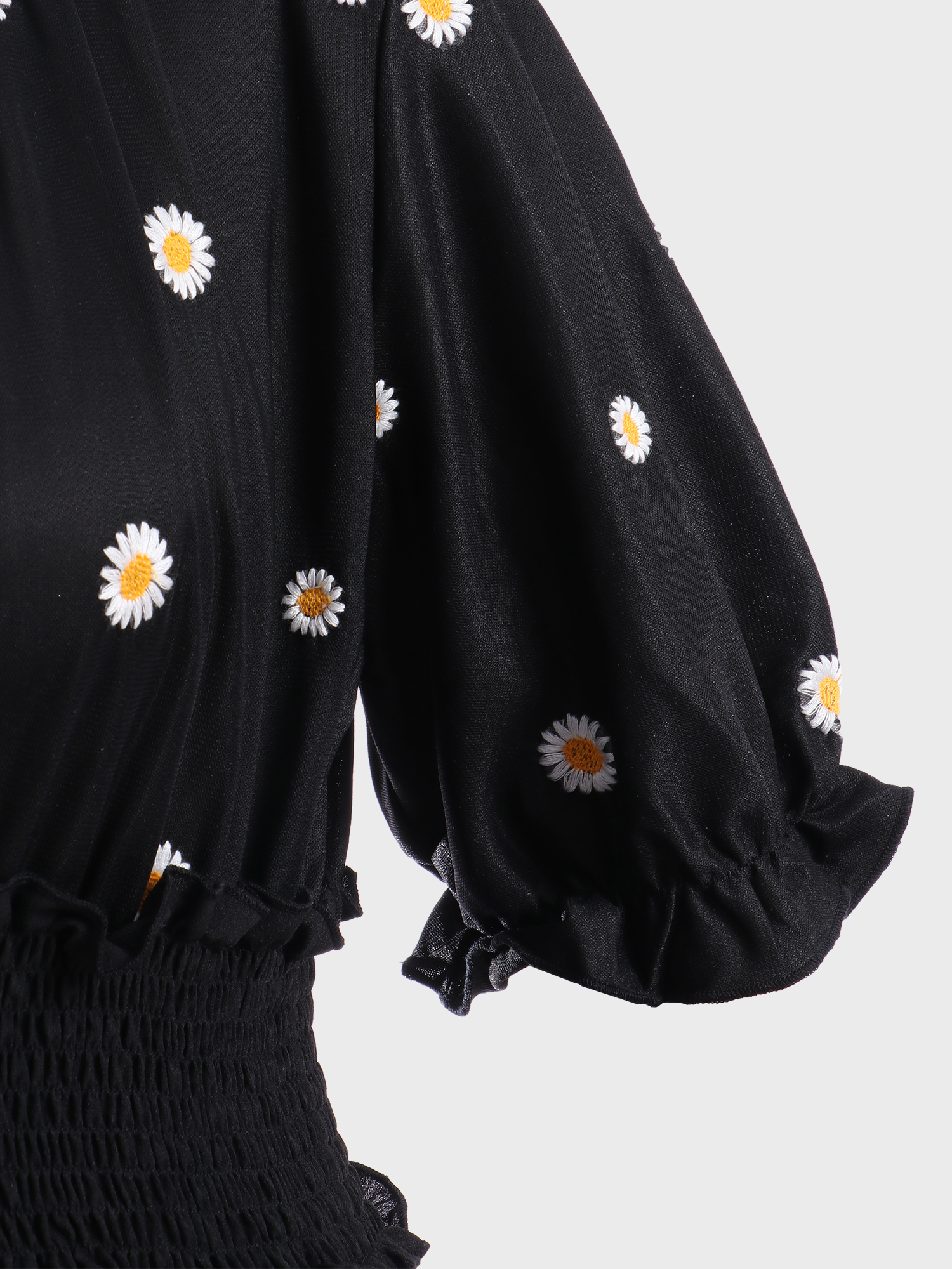 Retro Daisy Tiered Dress