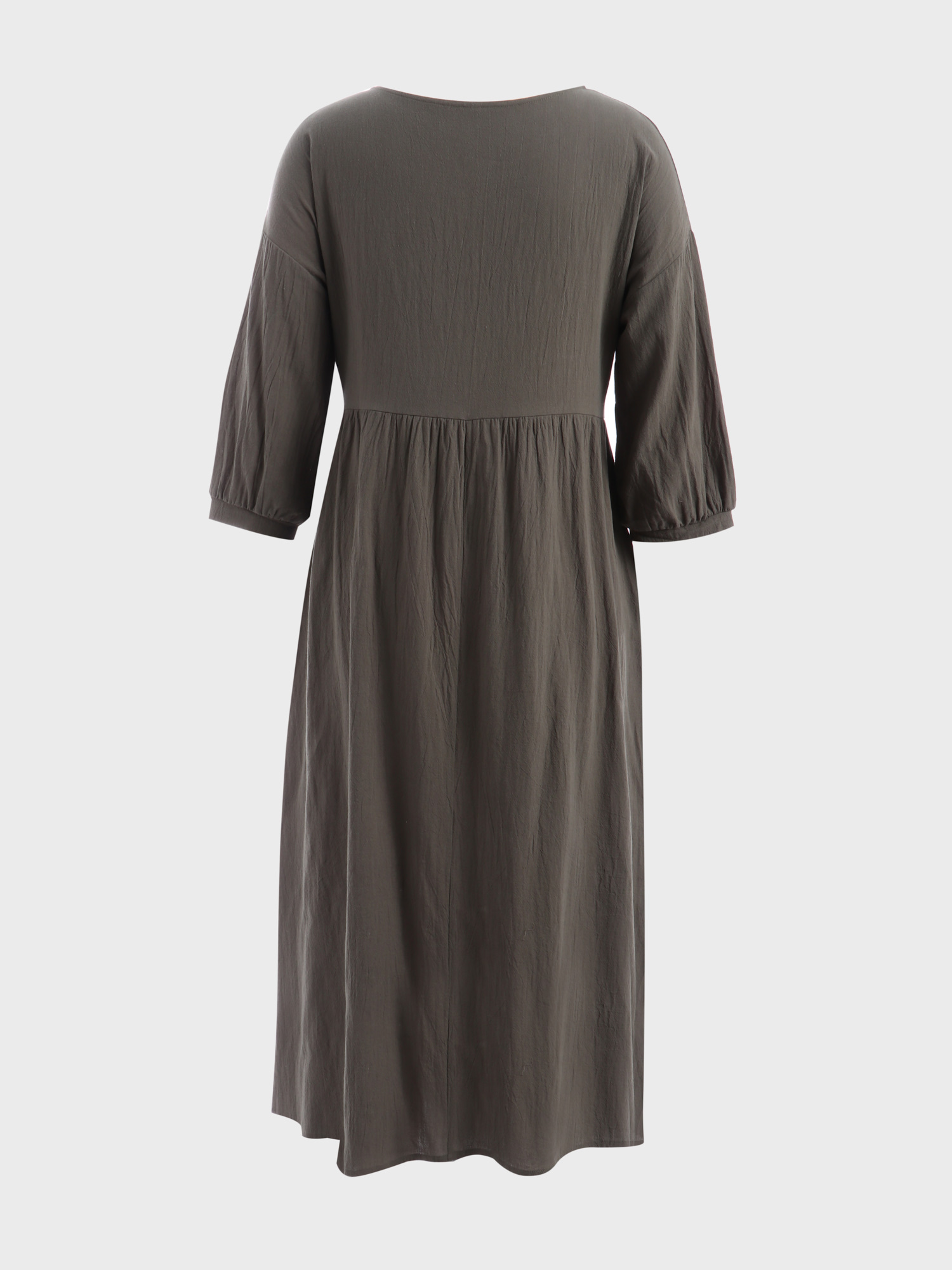 Comfy Balloon Sleeves Dress