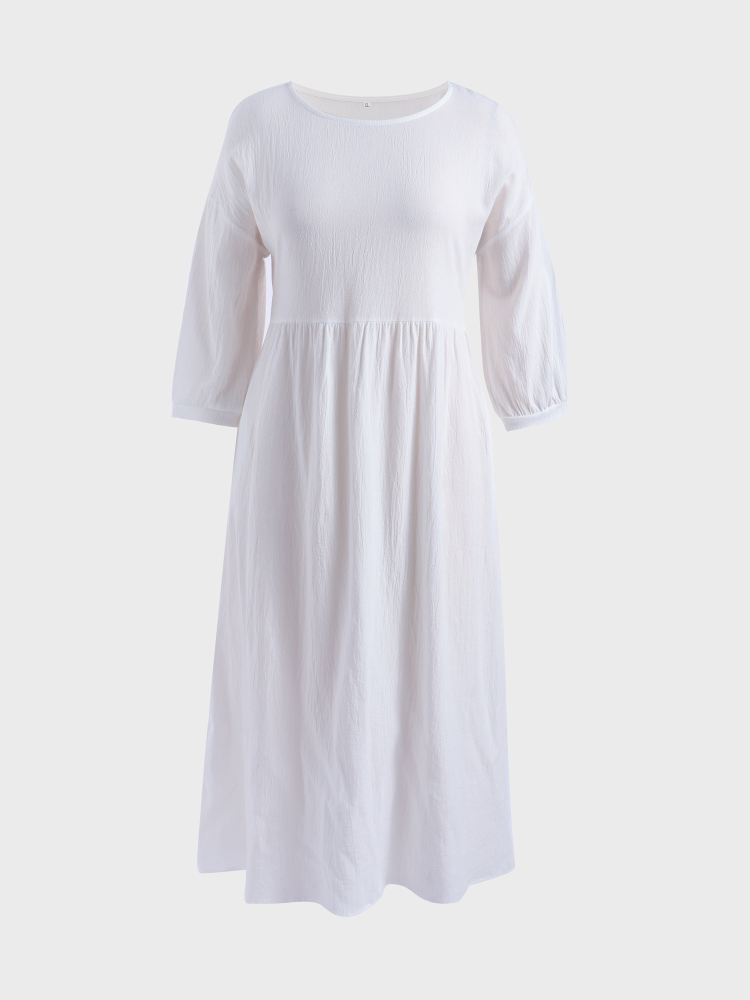 Comfy Balloon Sleeves Dress