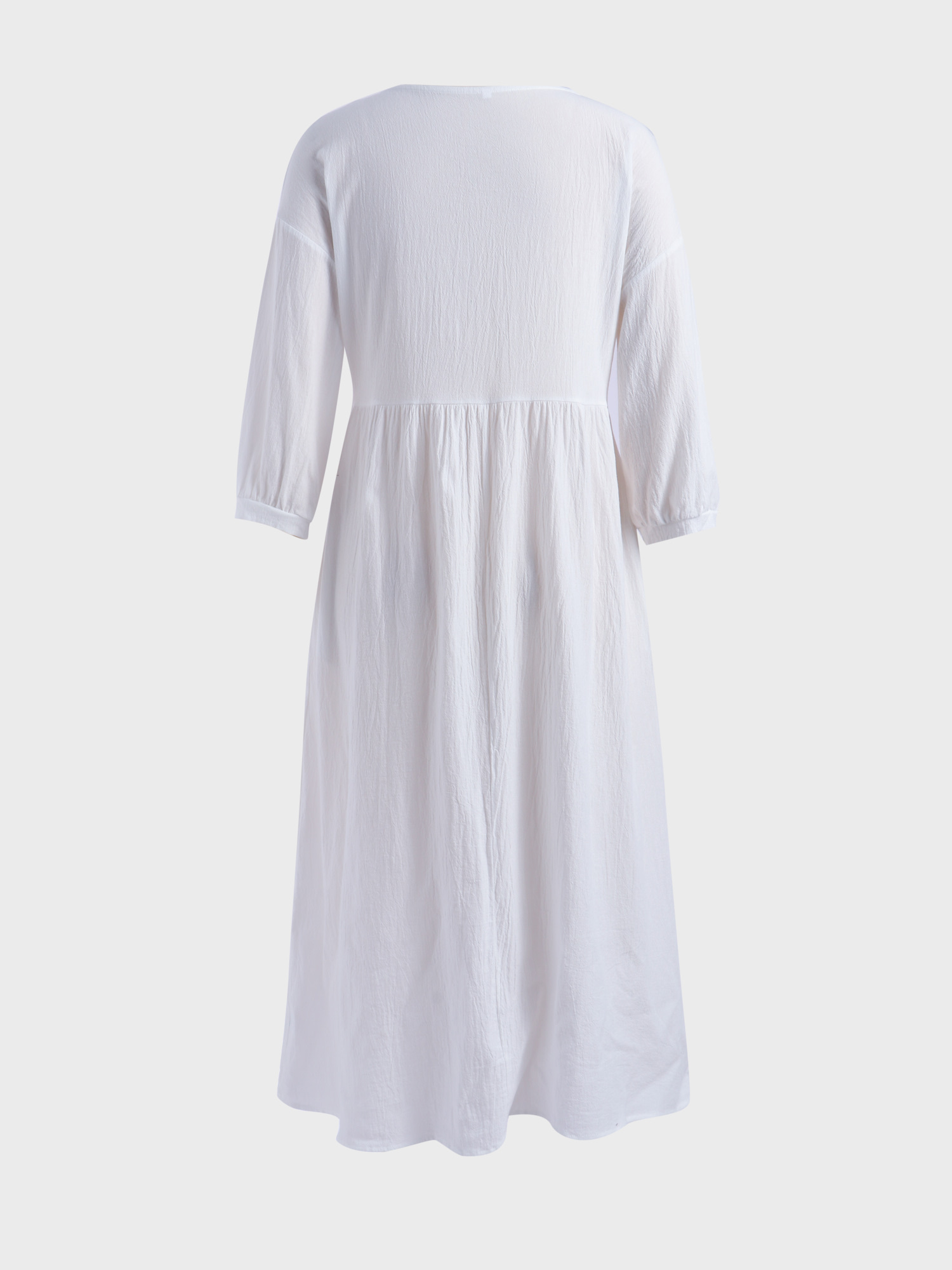 Comfy Balloon Sleeves Dress