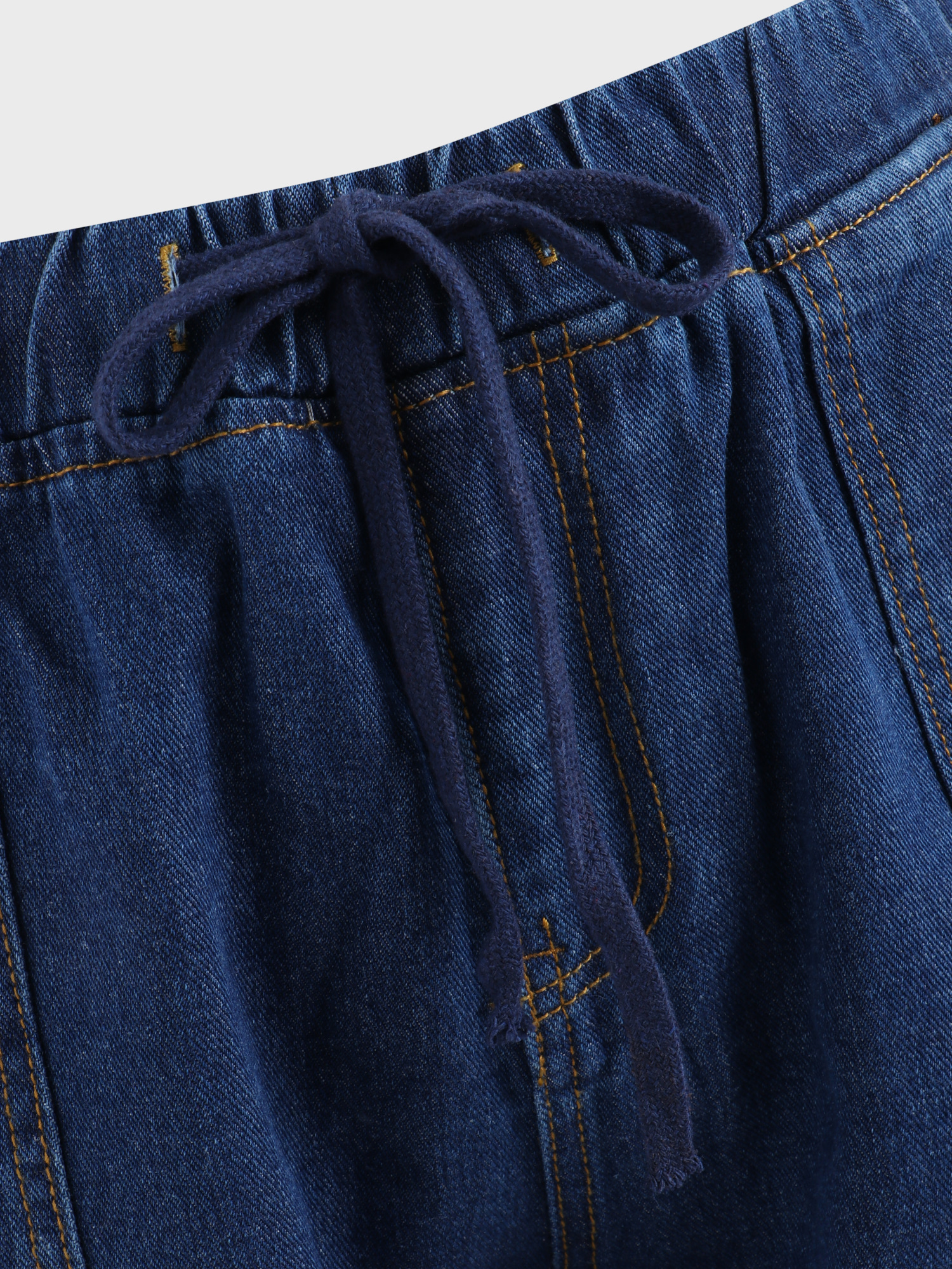 Playful Fringe High-Waisted Denim Shorts