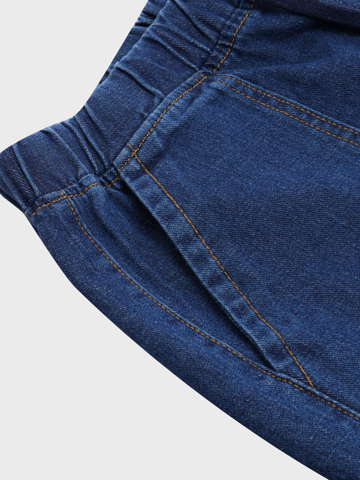 Playful Fringe High-Waisted Denim Shorts