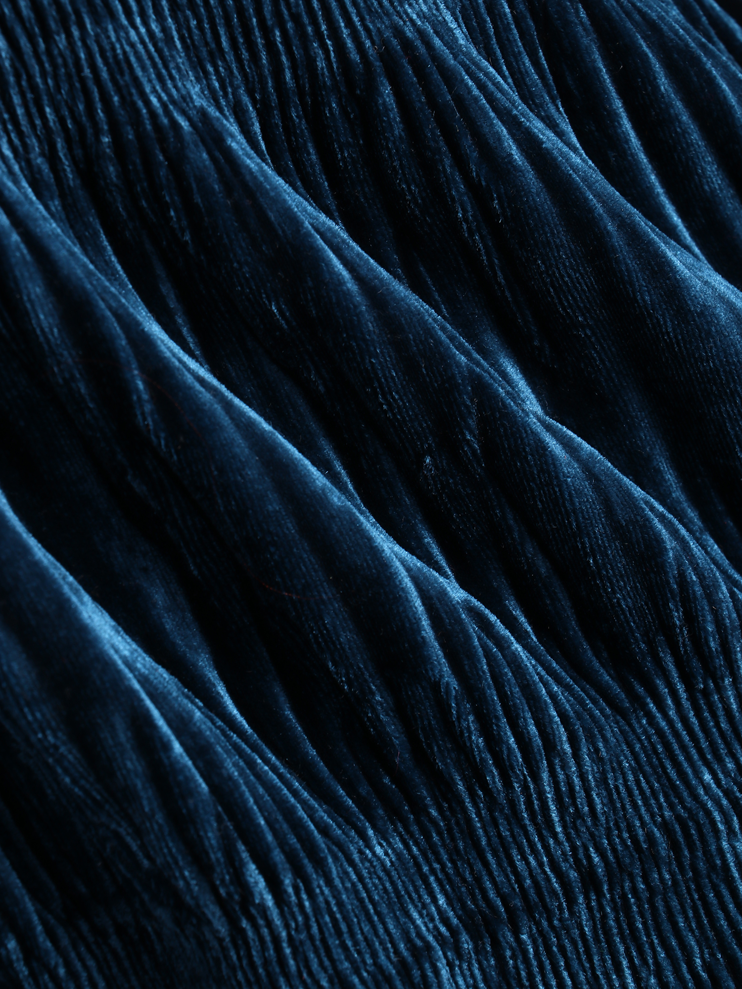 Soft Velvet Ruching Shirt