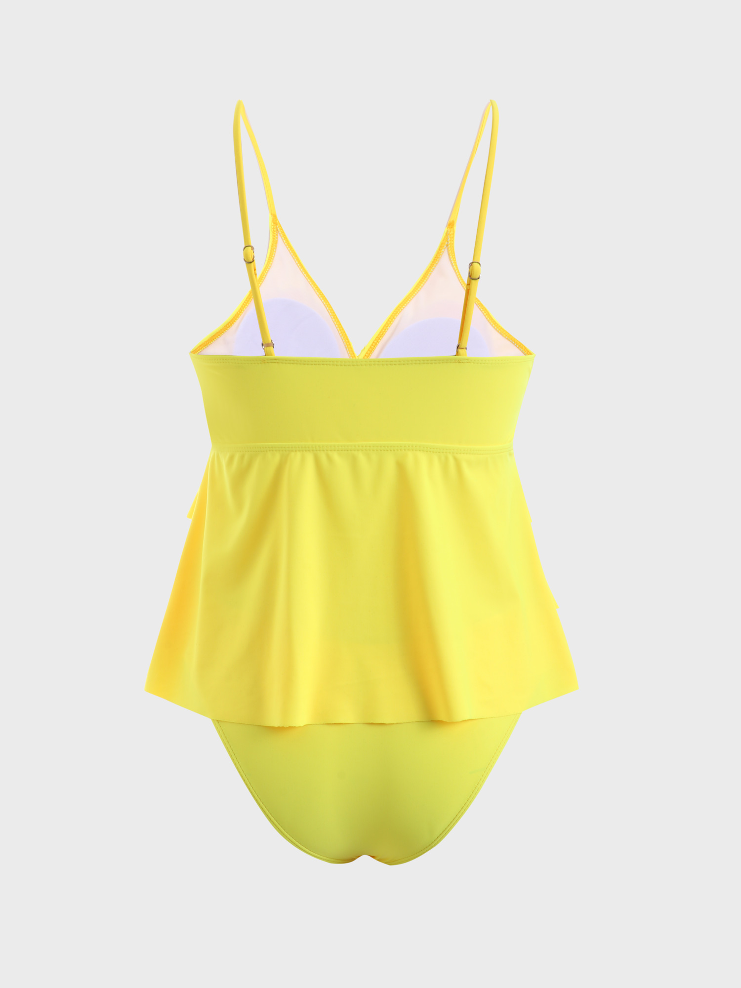 Great-Hearted Ruffle Tiered One-Piece Swimsuit