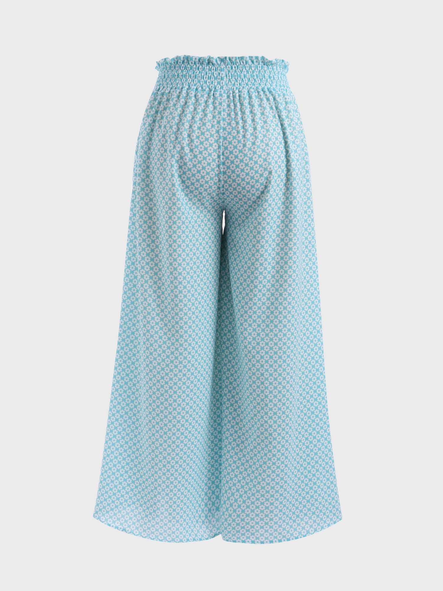 Fascinating Floral Wide-Leg Pants