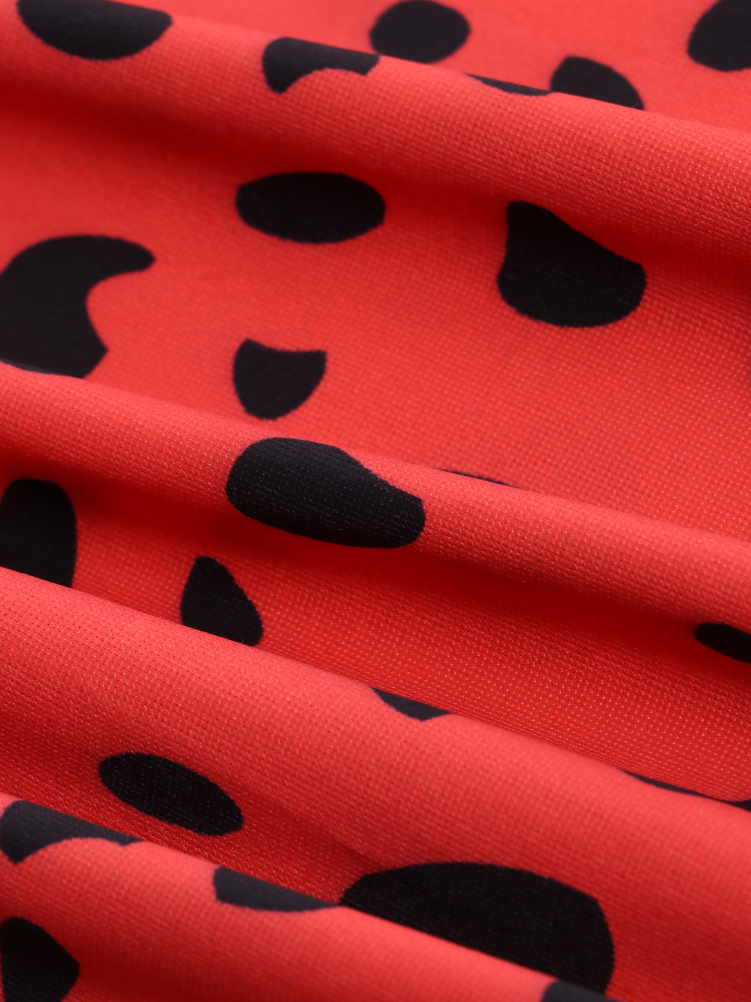 Enticing Leopard Motif Plunge-V Dress