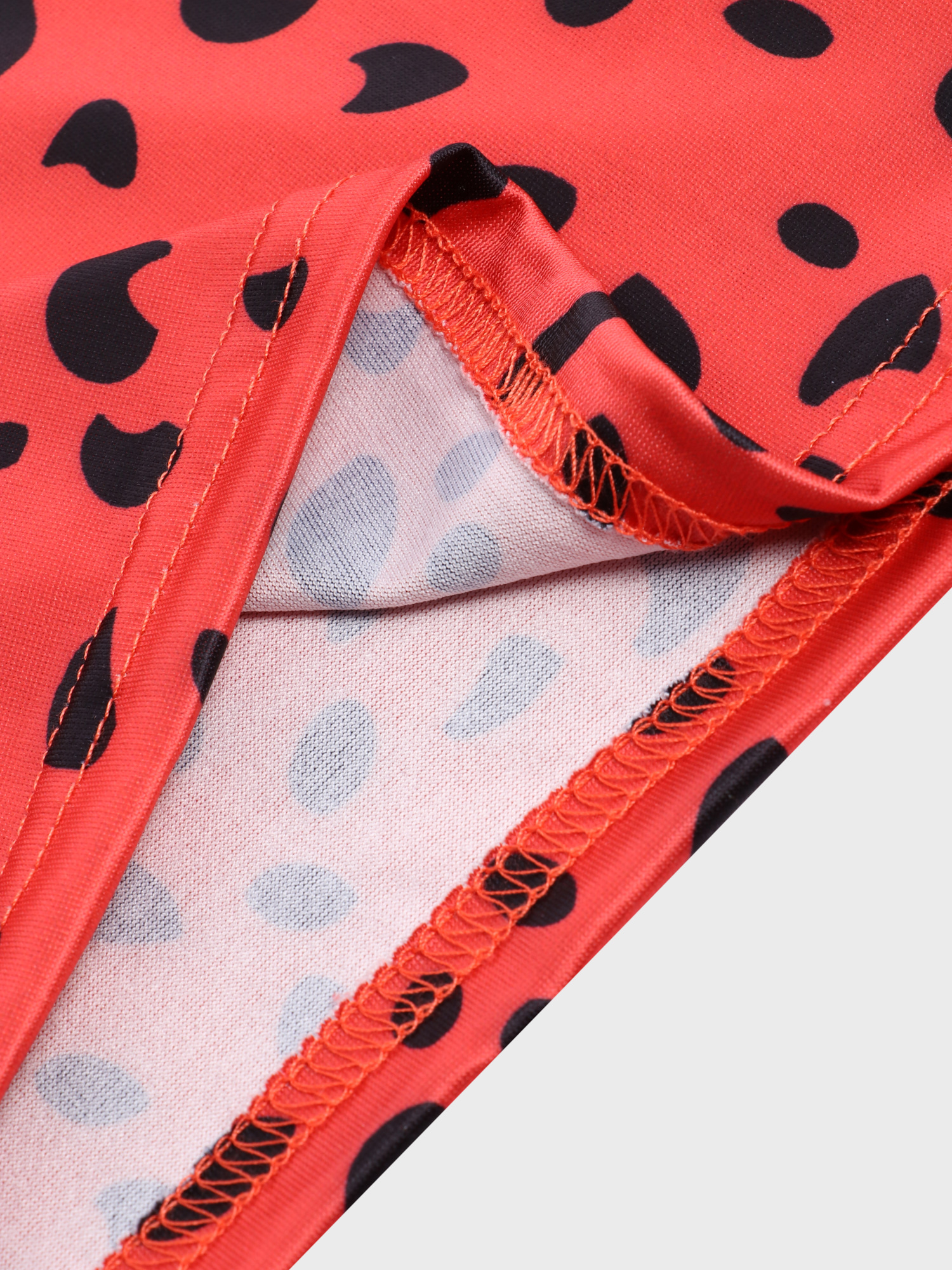 Enticing Leopard Motif Plunge-V Dress