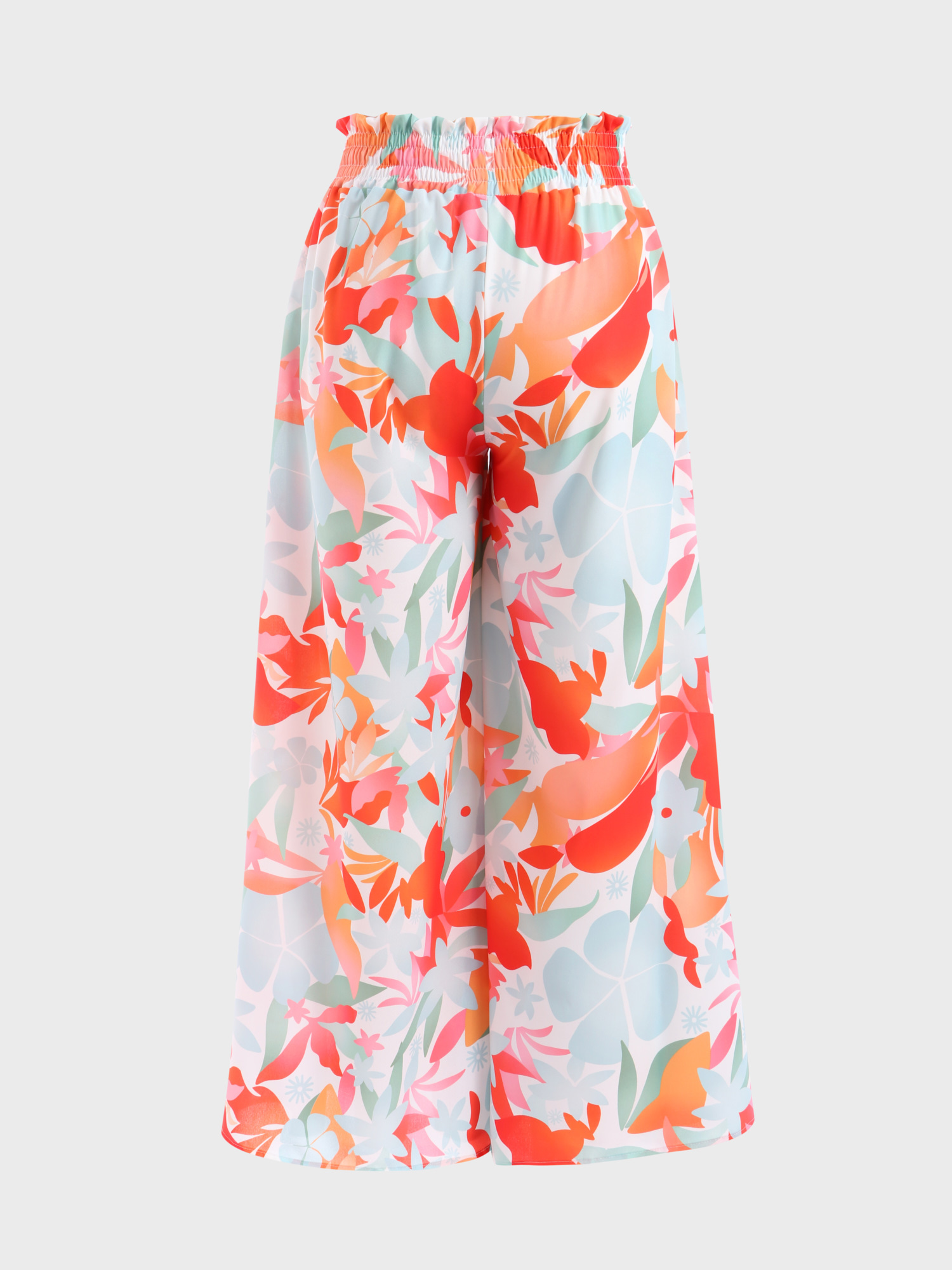 Fascinating Floral Wide-Leg Pants