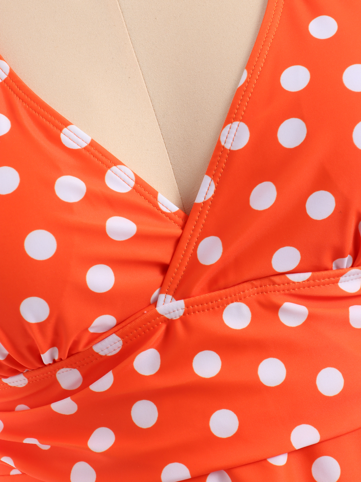 Throwback Polka Dots One-Piece Swim Dress