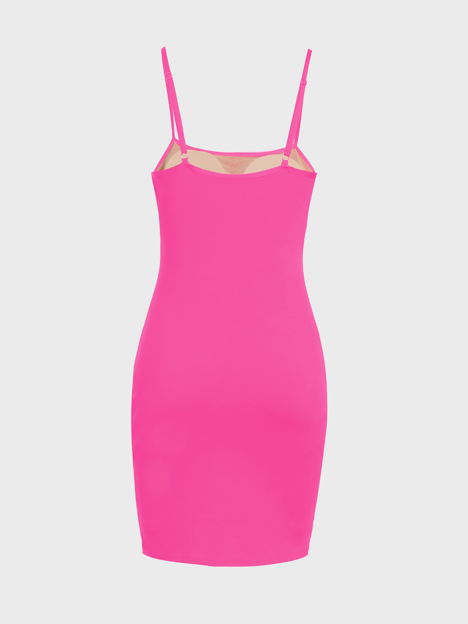  Goddess Mini Slip Dress With Built-in Shapewear
