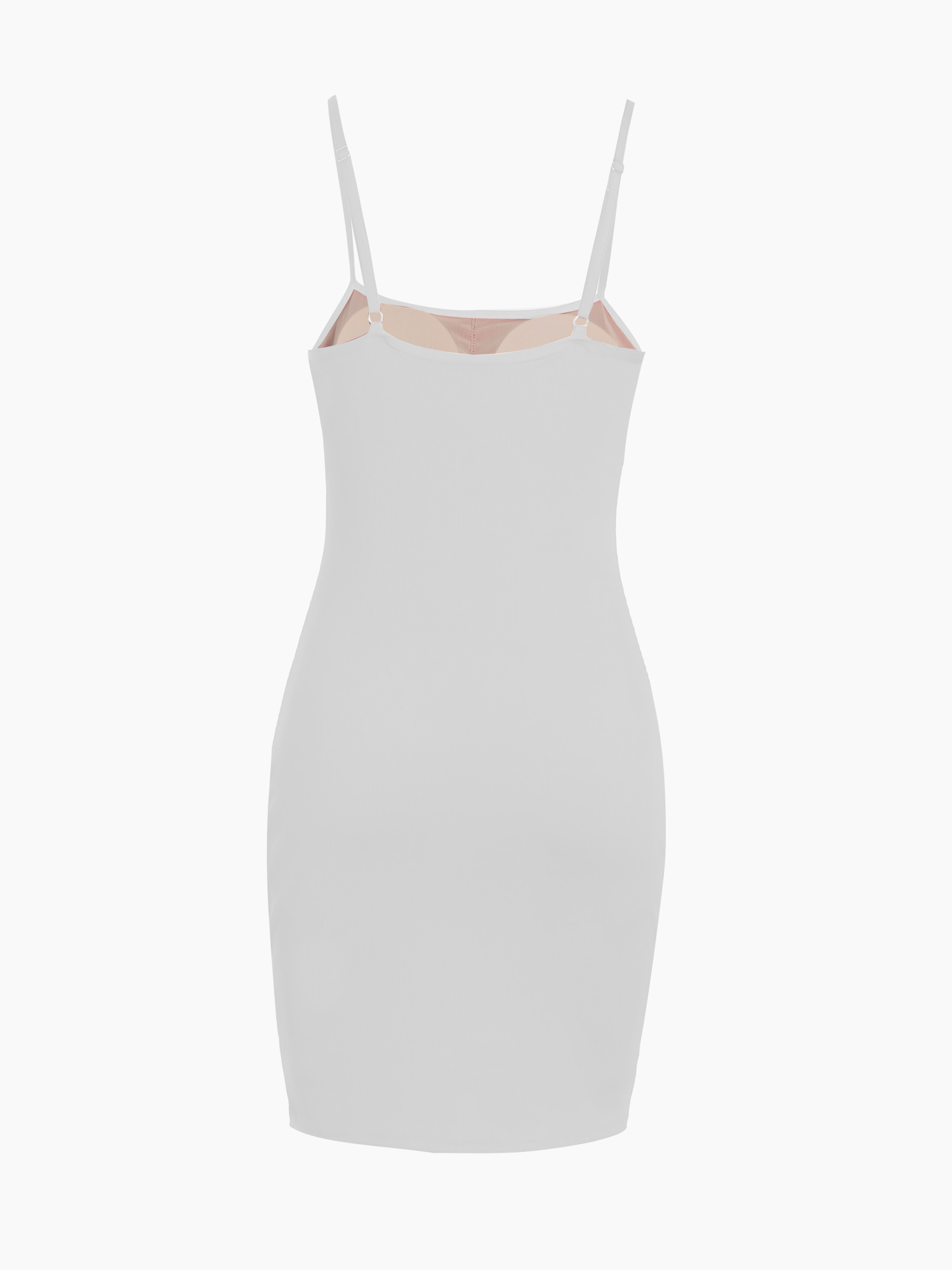 Goddess Mini Slip Dress With Built-in Shapewear