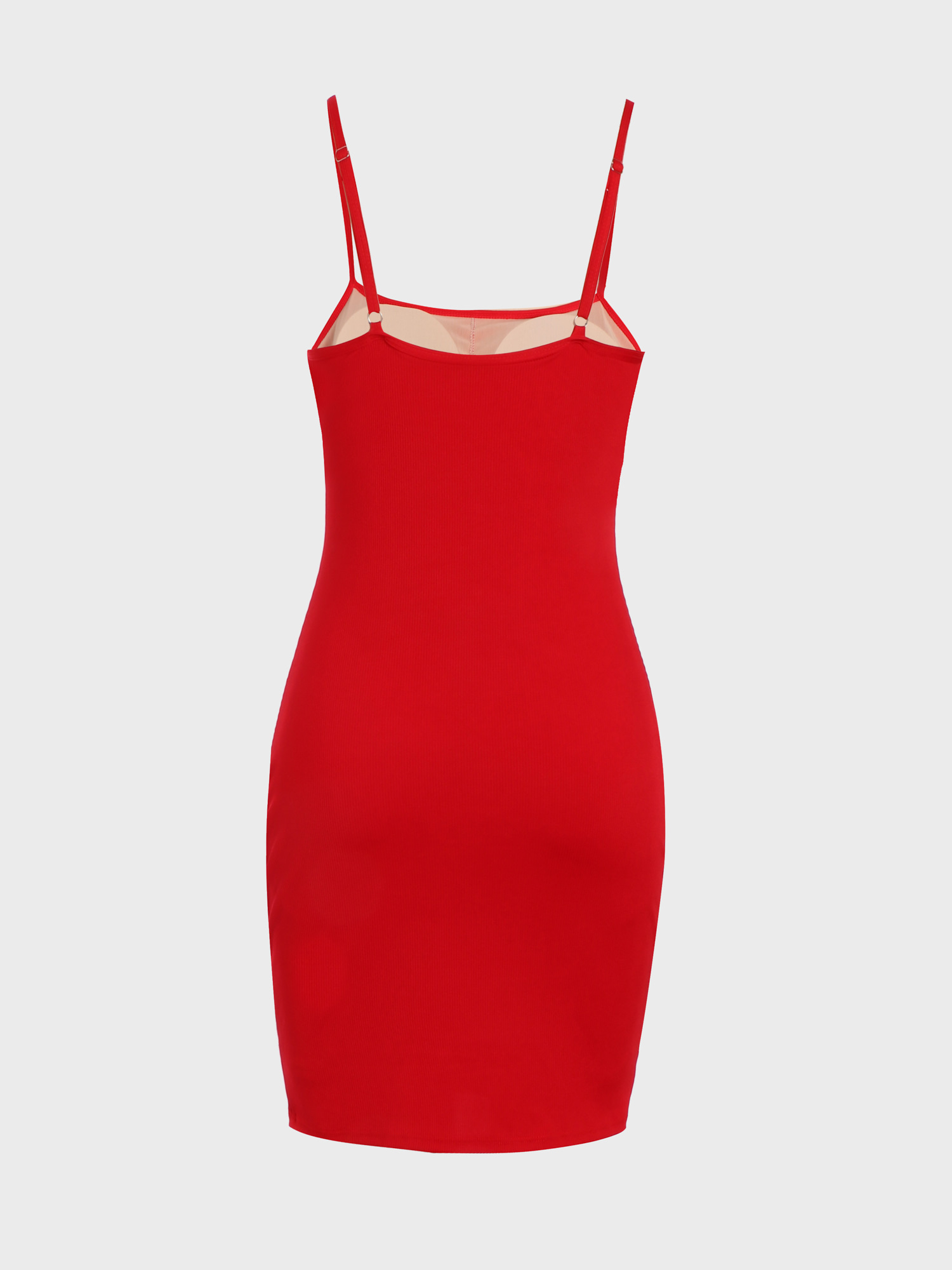  Goddess Mini Slip Dress With Built-in Shapewear