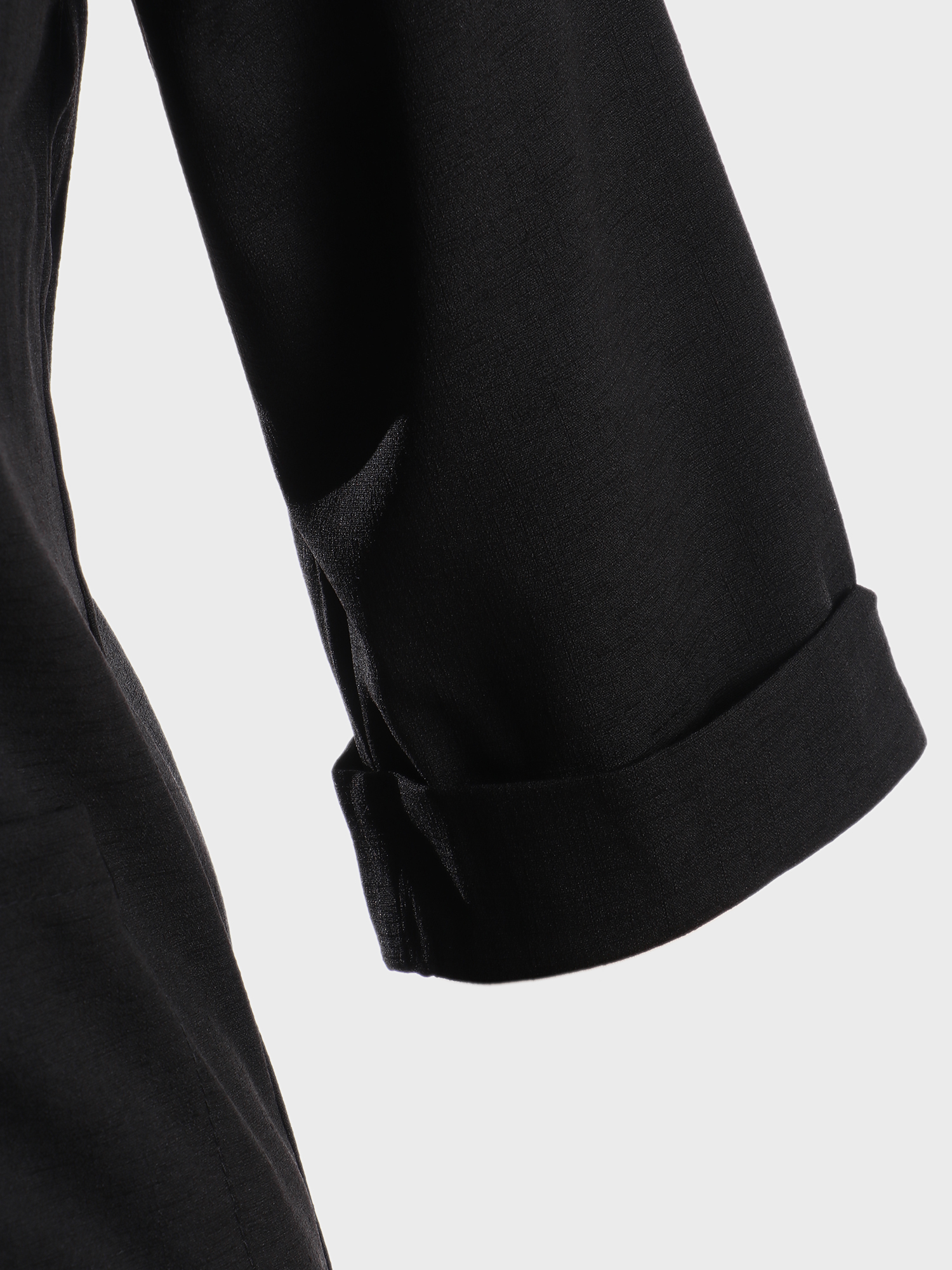 Stacking Artifact Three-Quarter Sleeves Blazer