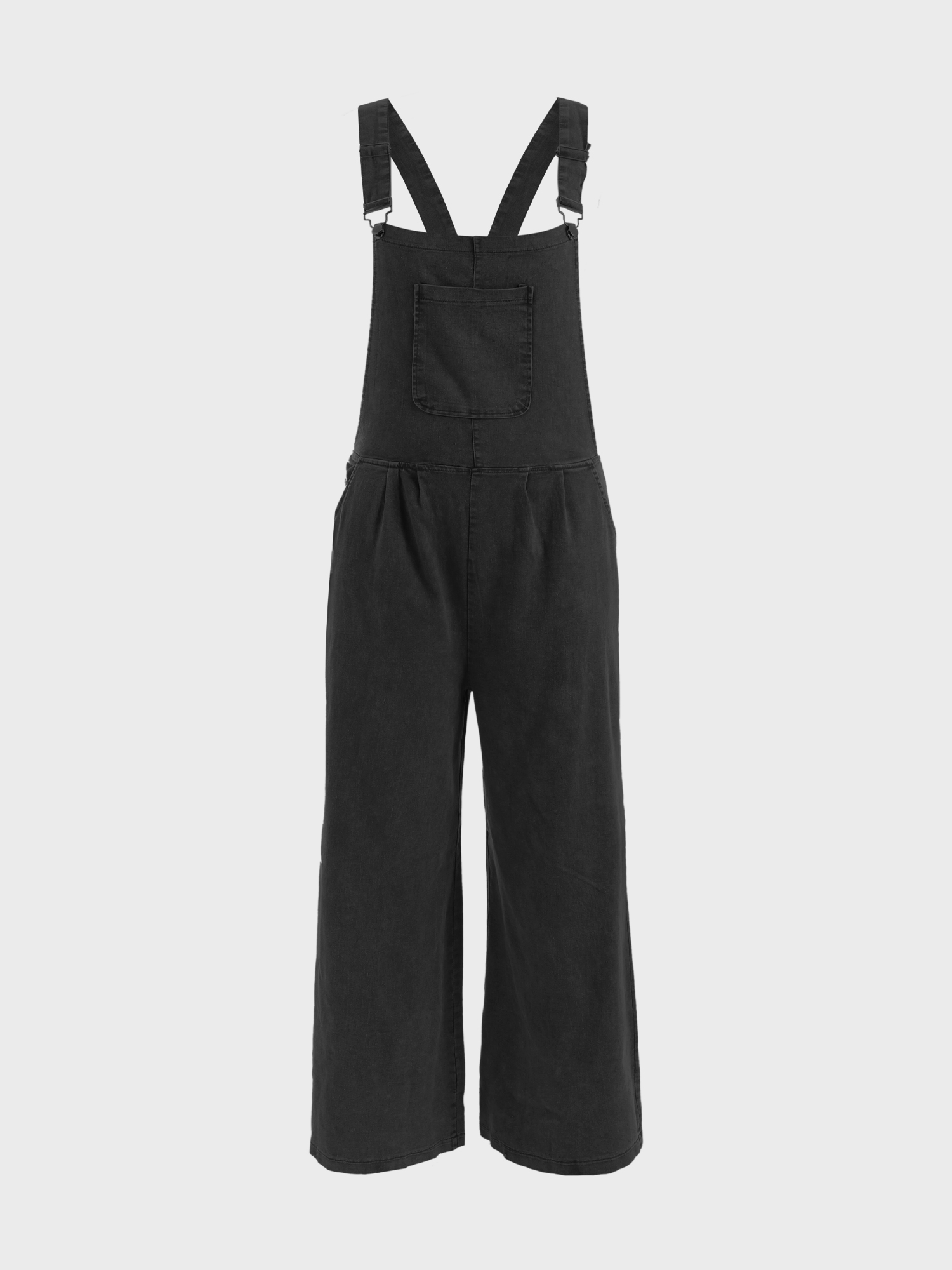 Throwback Loose Denim Overalls