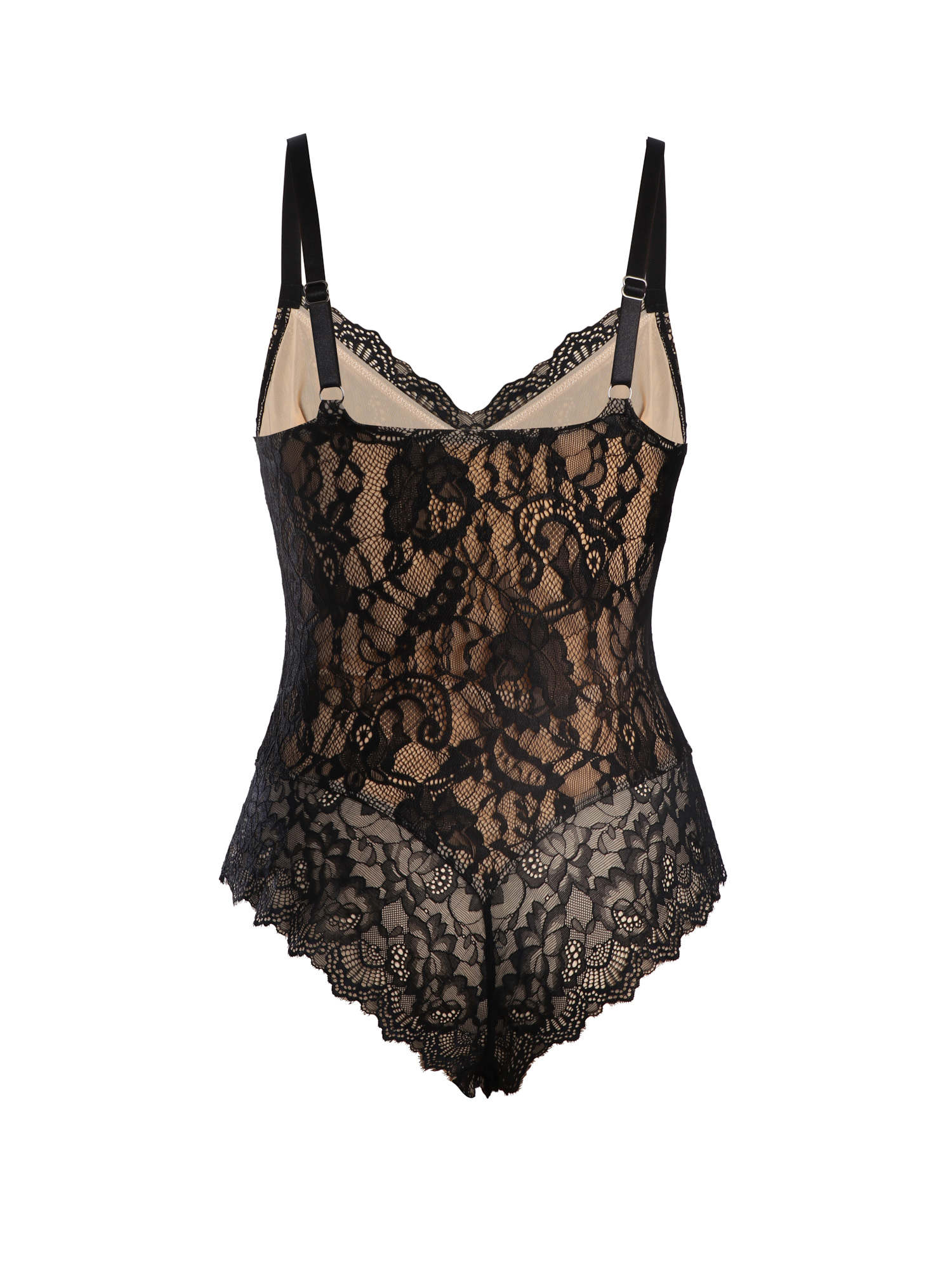 3-in-1 Lacey Shapewear Bodysuit