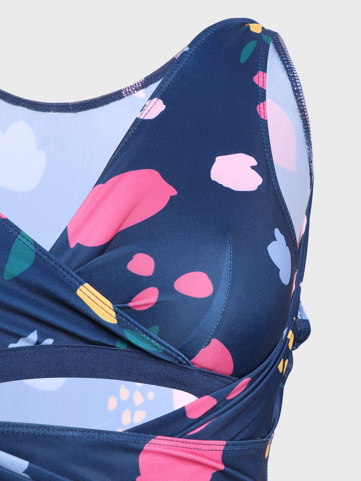 Bouquet Built-in Bra Swim Romper