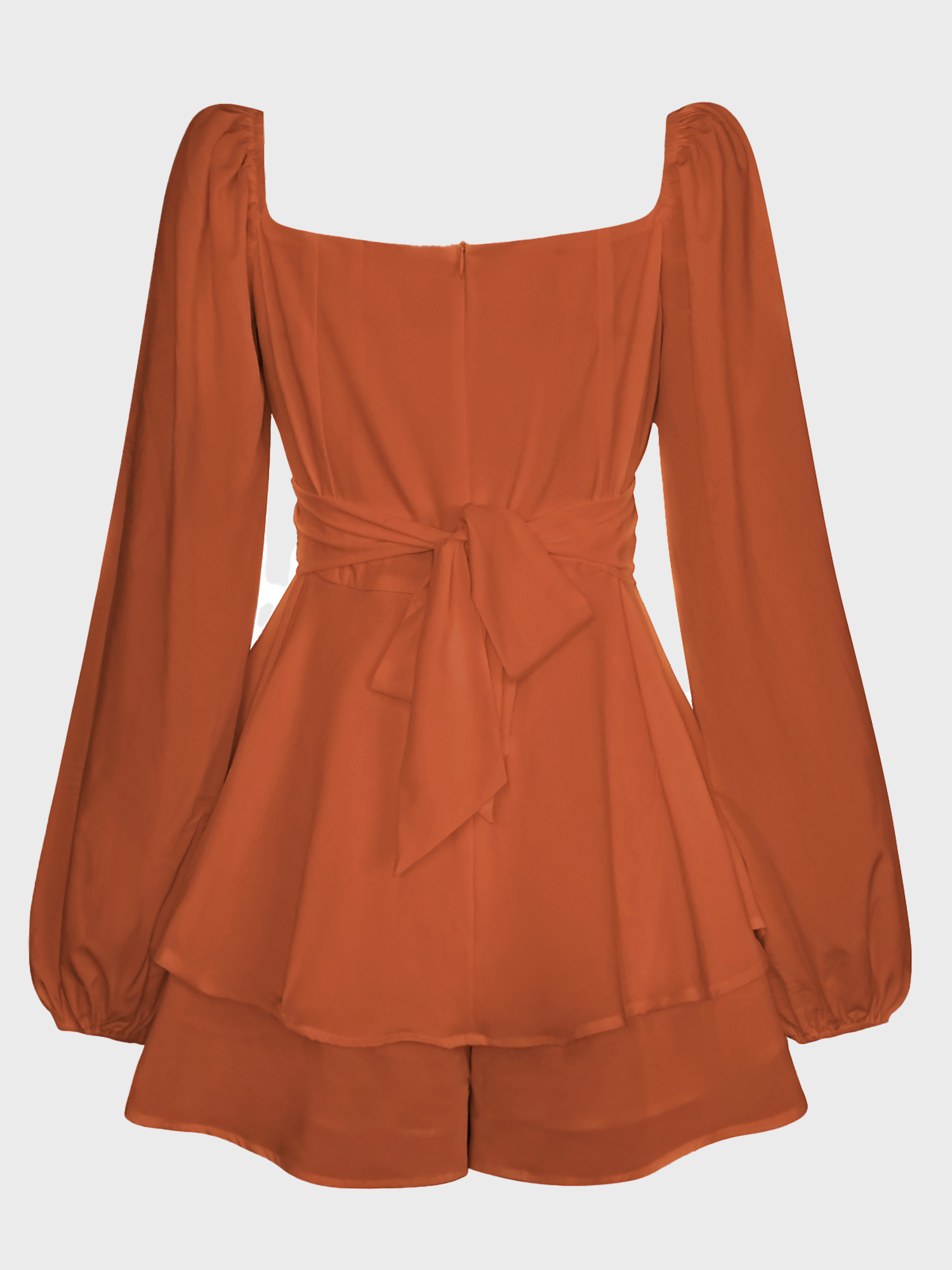 Fall Fashion Sweetheart-Neck Ruffled Skorts