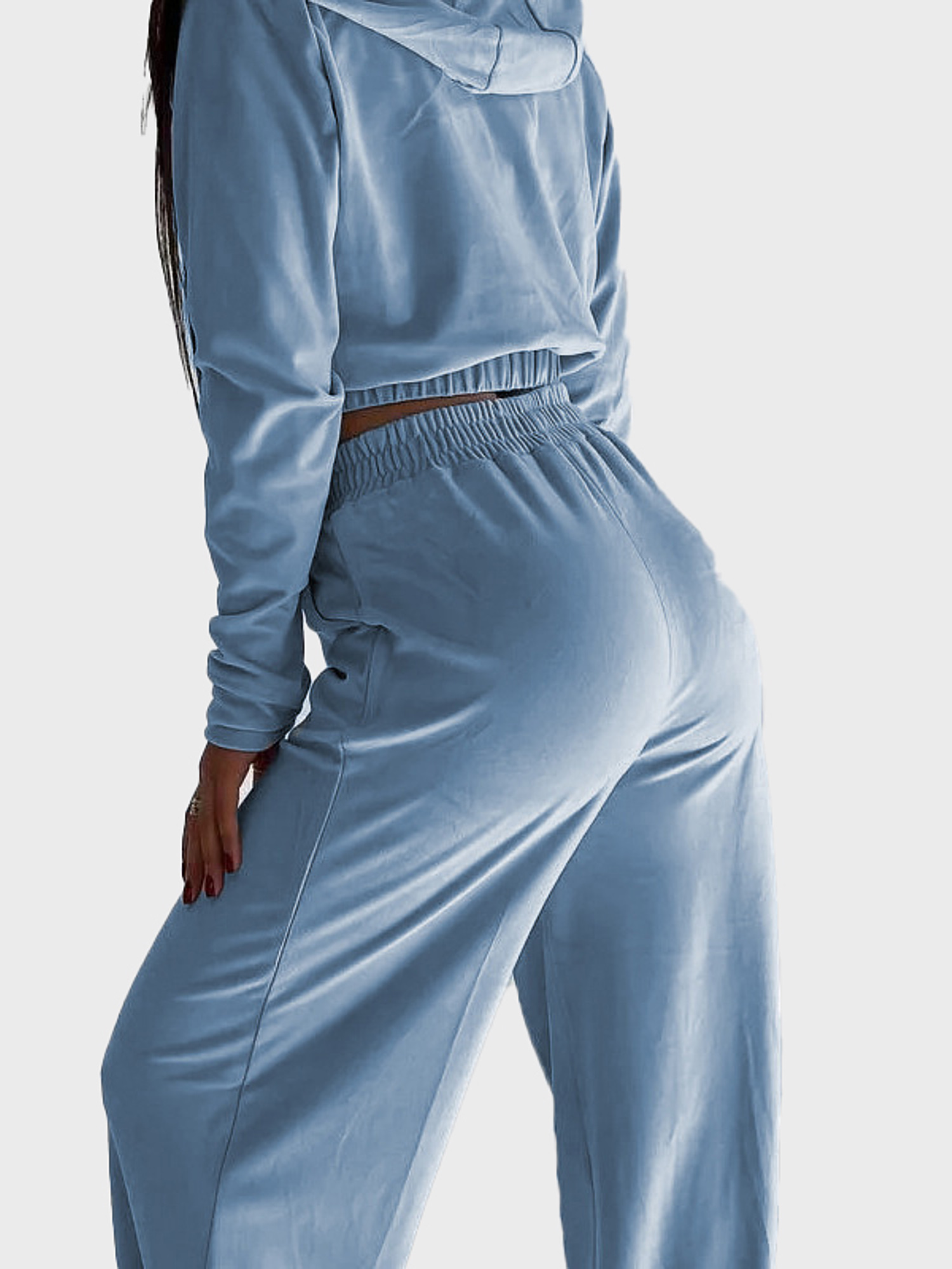 Casual Zip Fly Hoodie 2-Piece Set