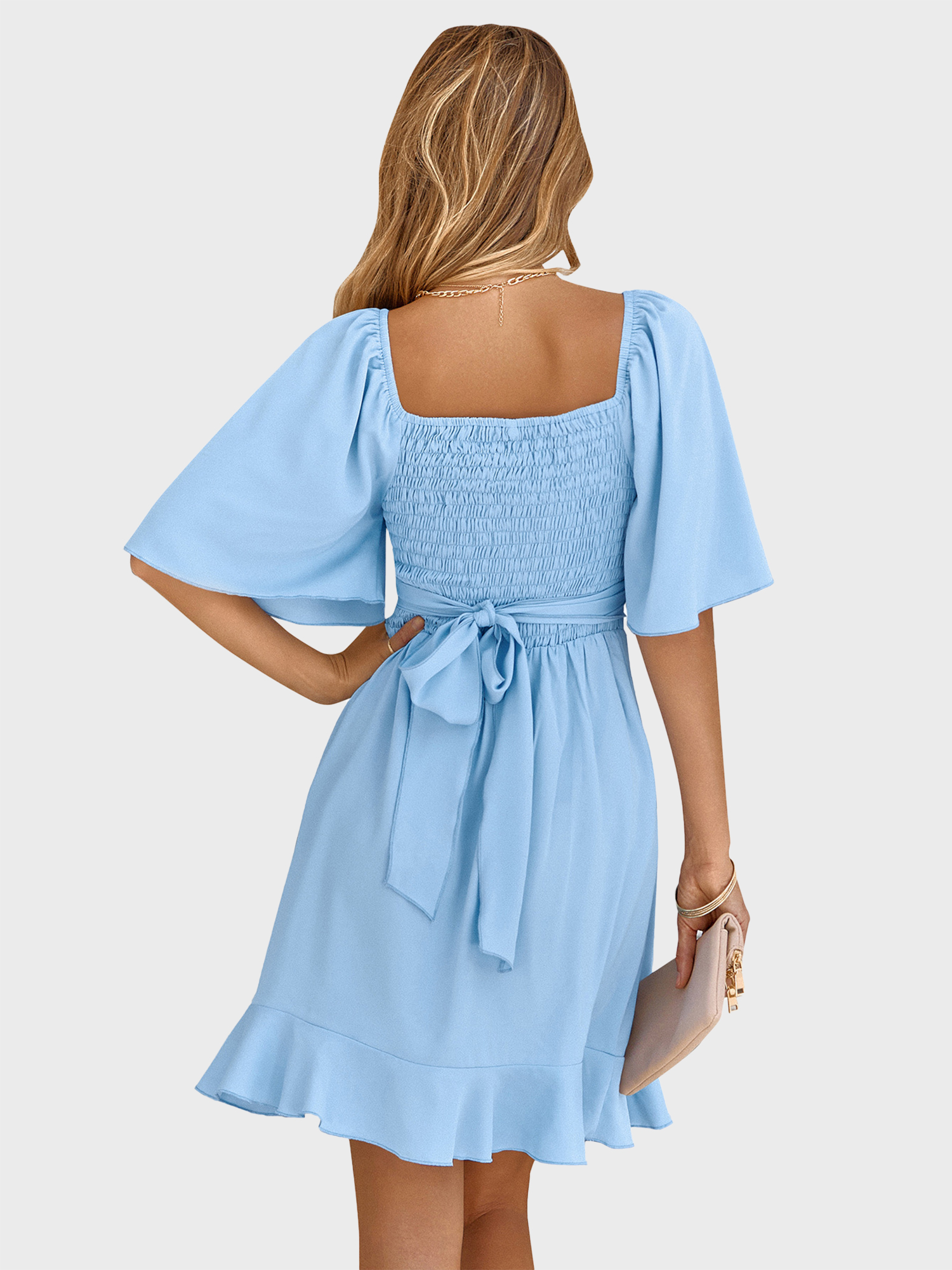 Sweet Dating Ruffle Mini Dress