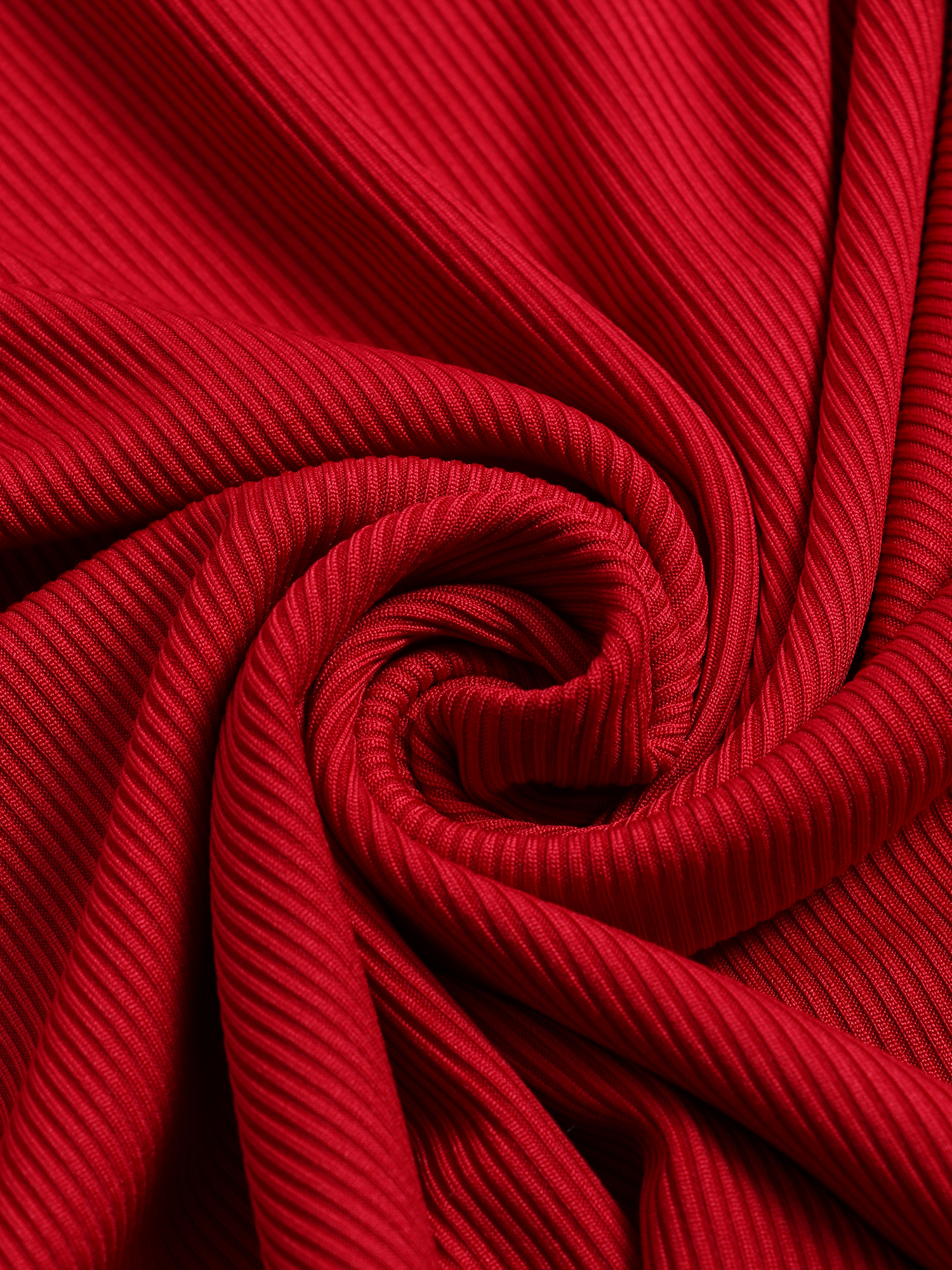 Slim Fit Ribbed Batwing Sleeve Dress