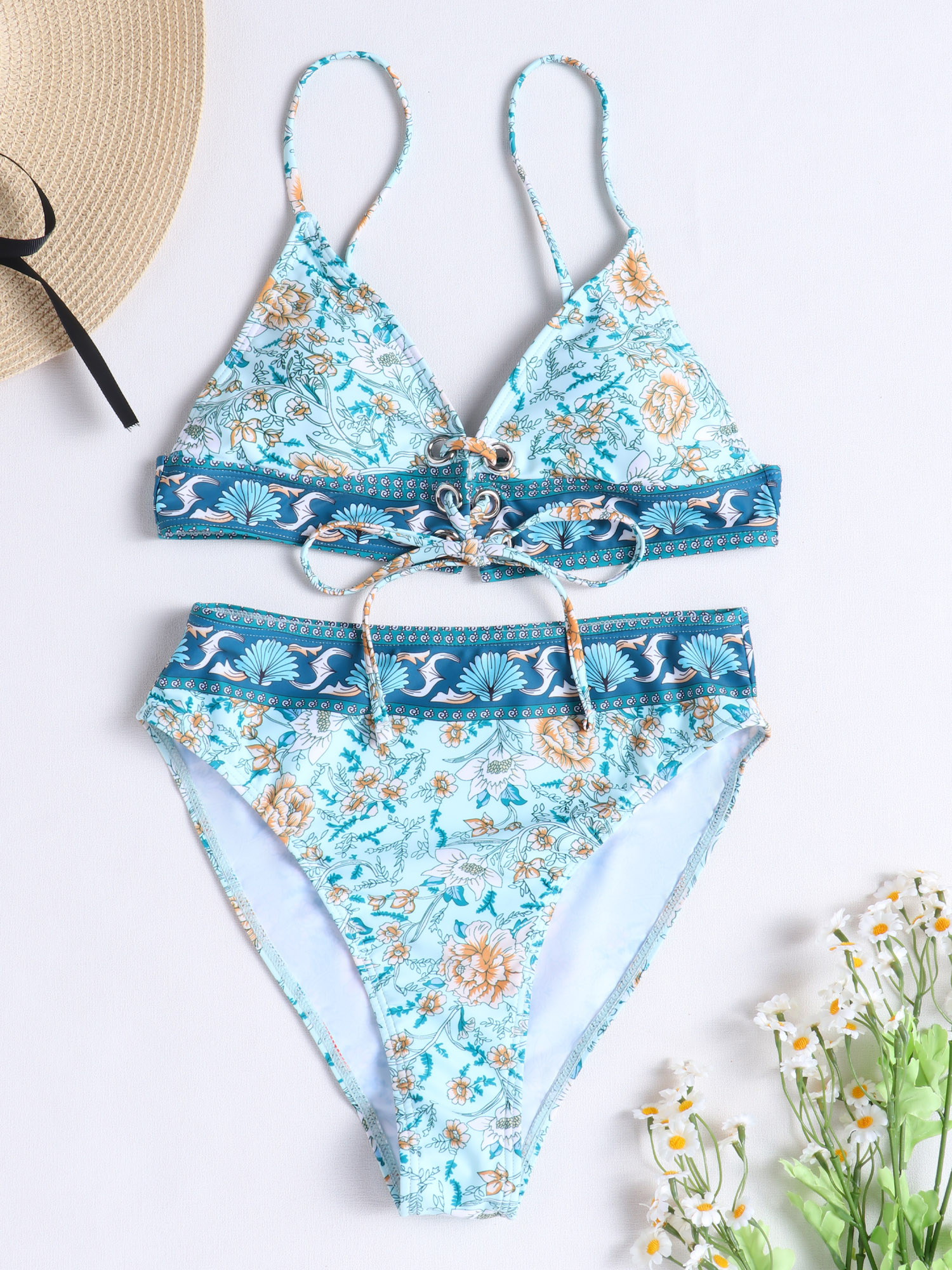 Splendid Coastline Bikini Set