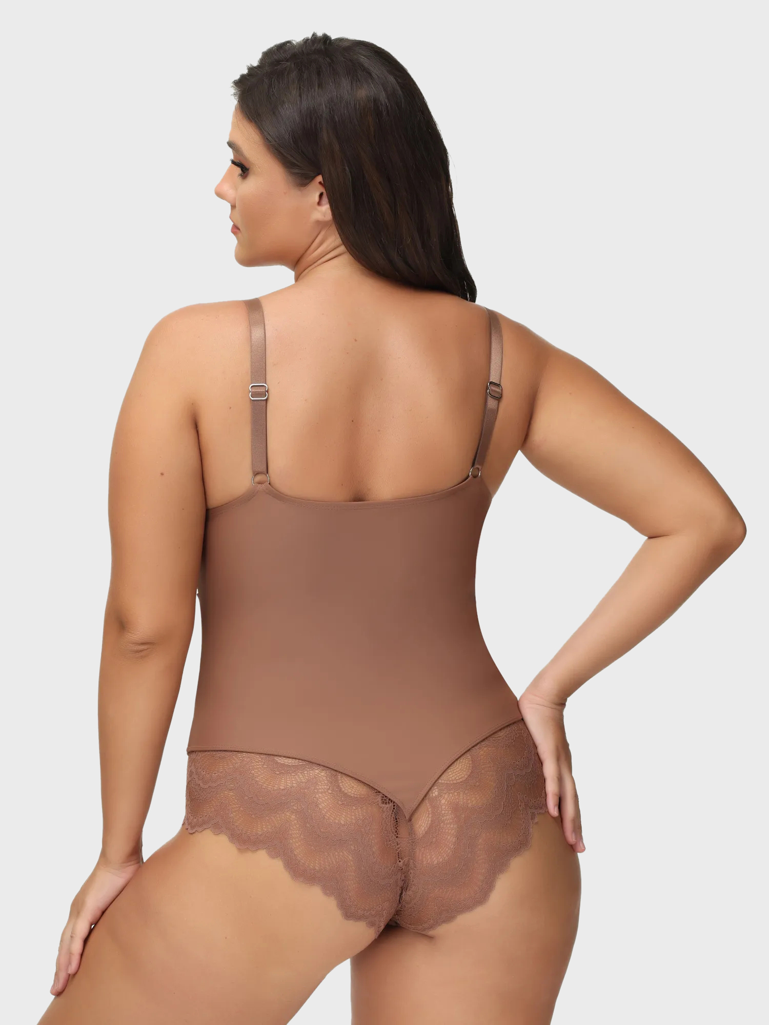 3-in-1 Lacey Sculpting Shapewear Bodysuit