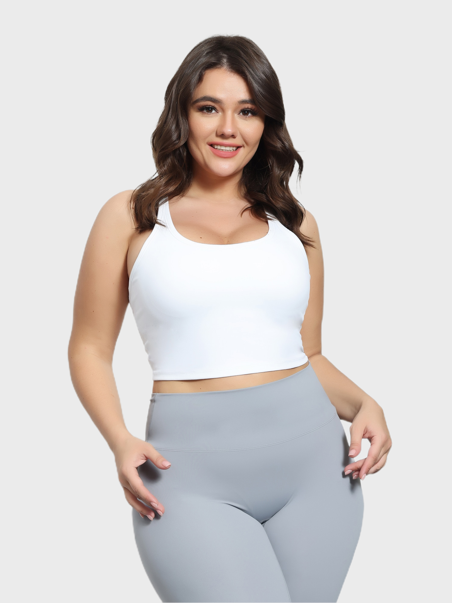 Padded Sports Back Short Yoga Tank Top