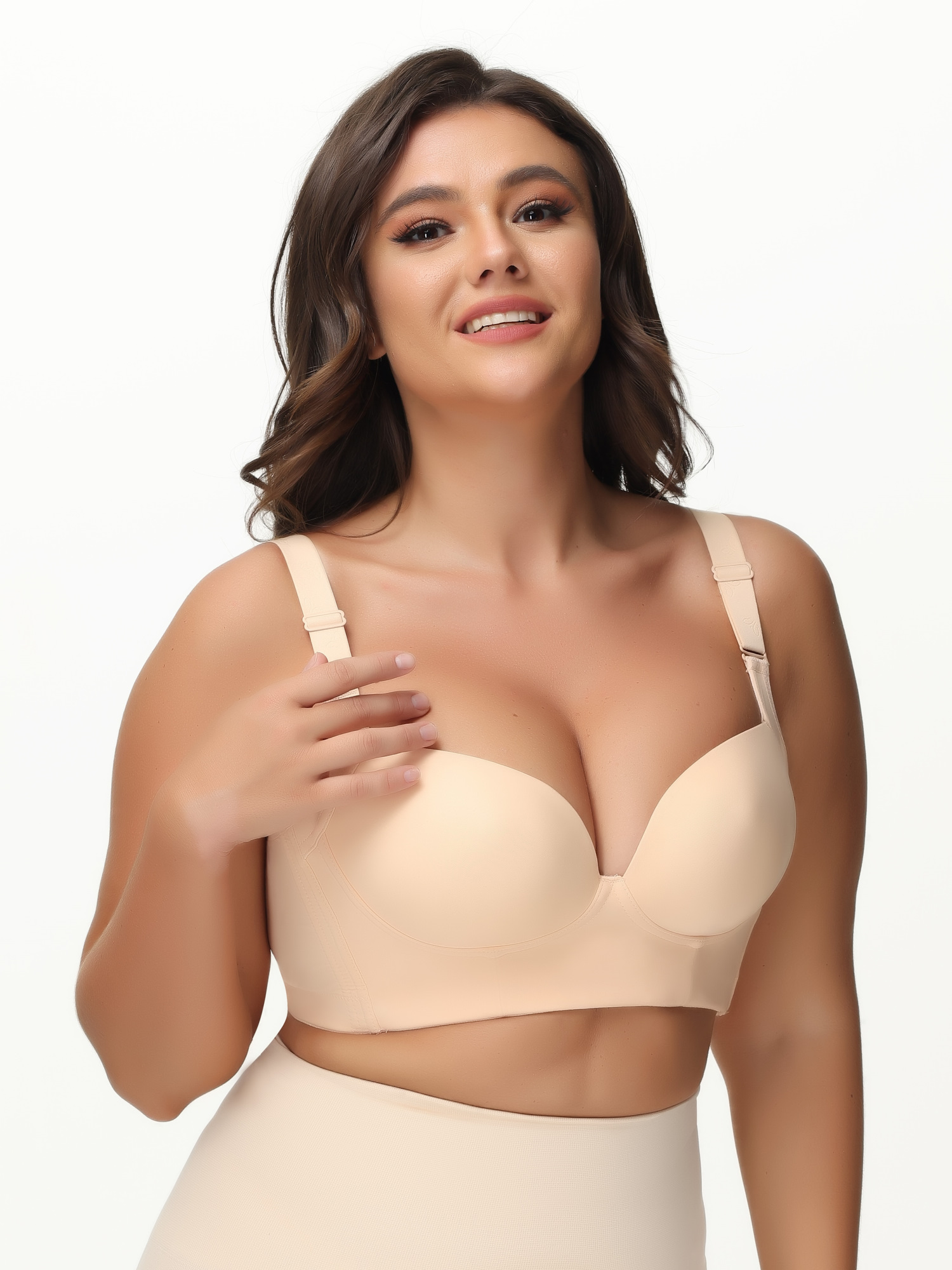 Sculpting Wide Band Big Bust Support Bra