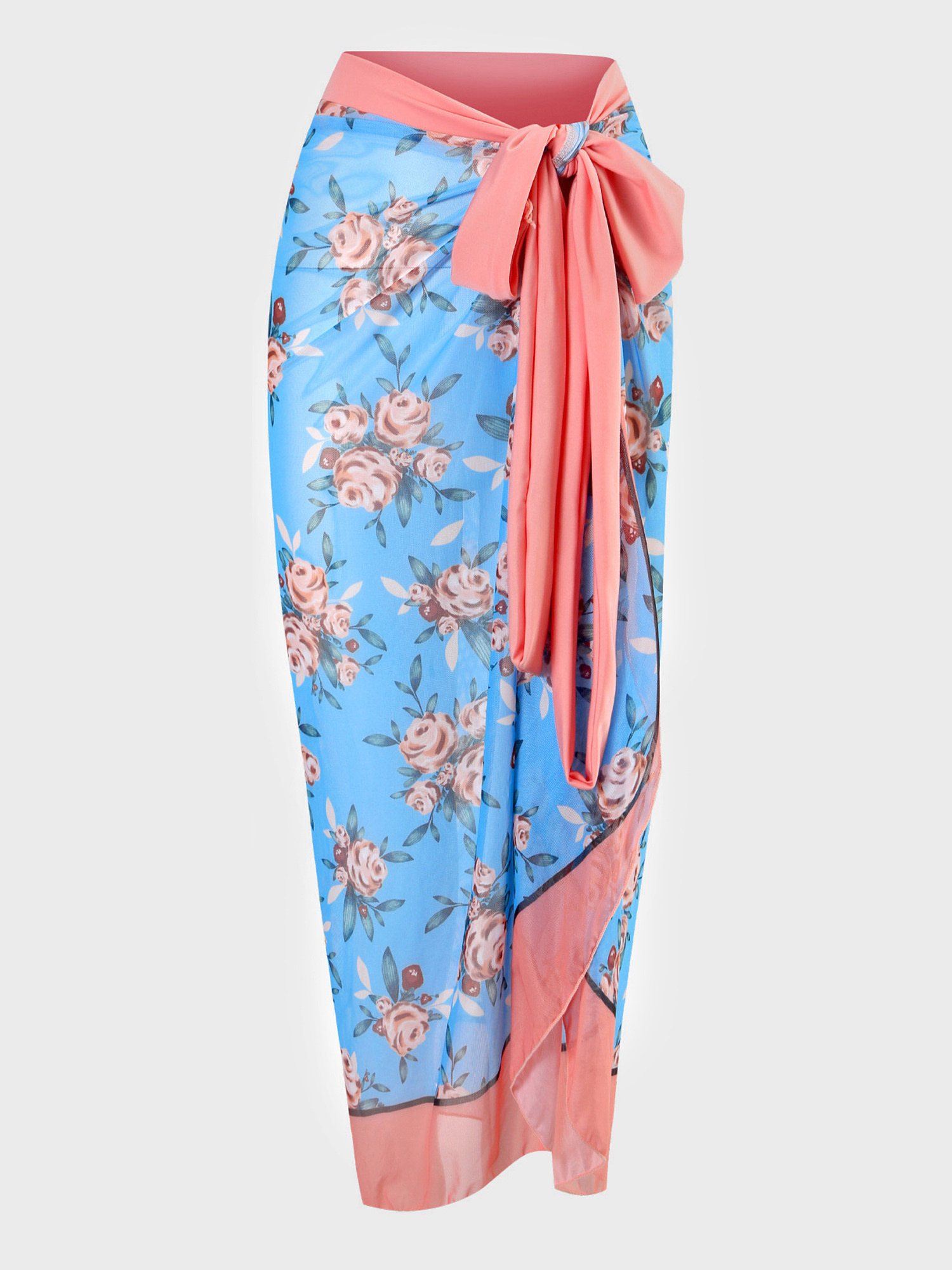 Charming Rose Tie-up Swim Set