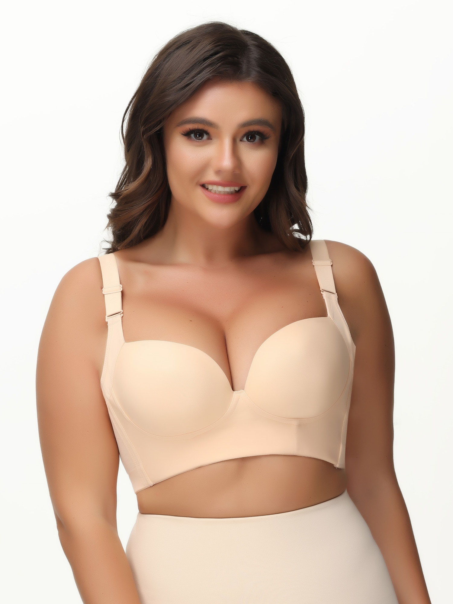 Sculpting Wide Band Big Bust Support Bra