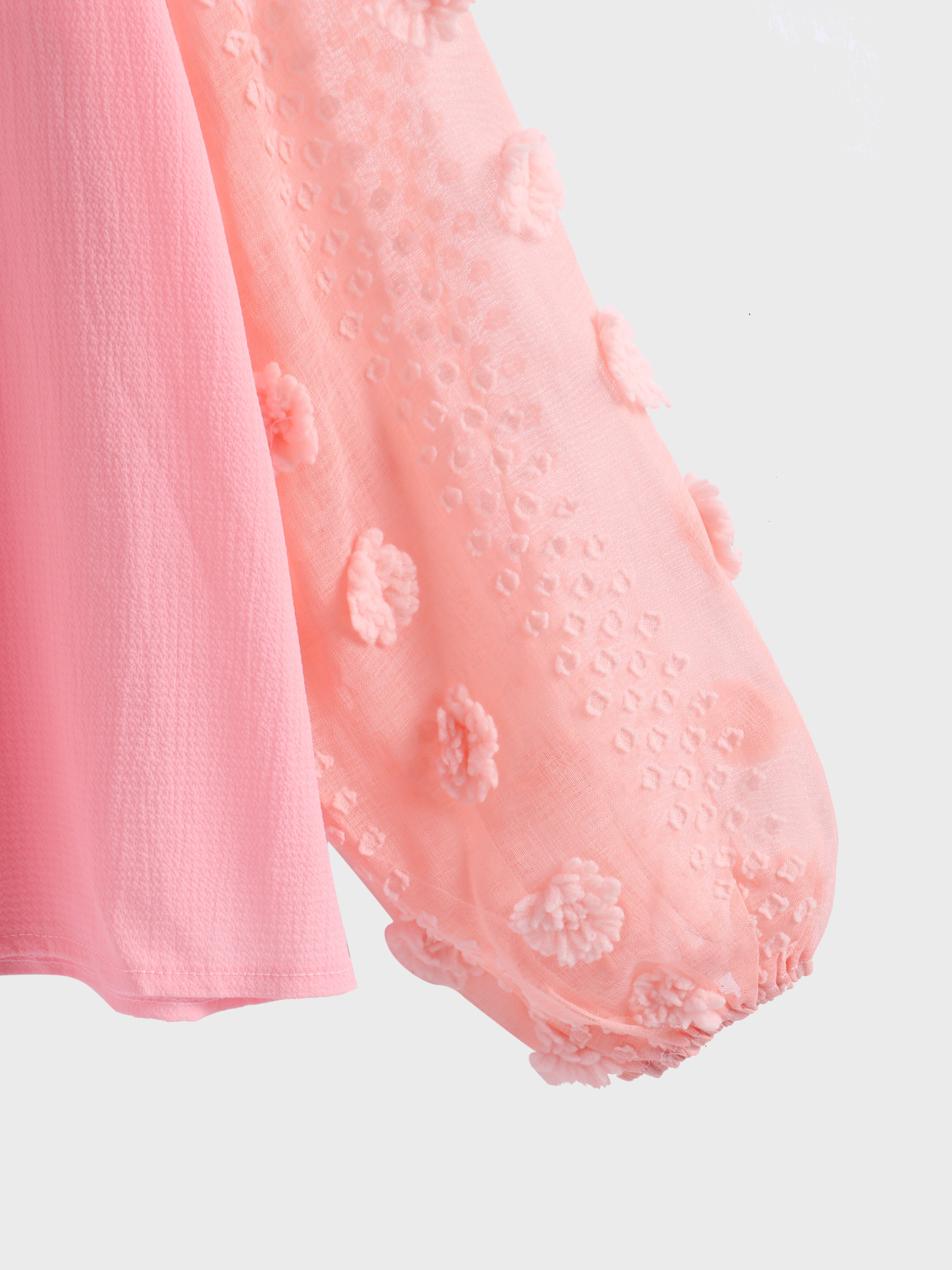 Flower Sleeves Blouse