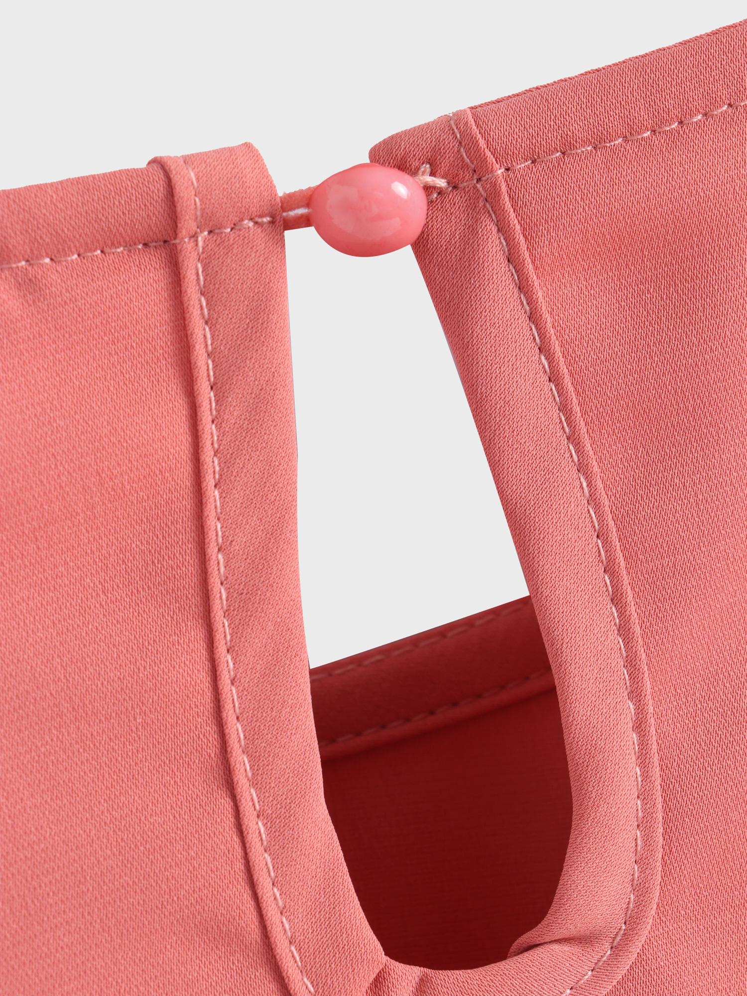 Ruffled Flared Sleeve Round Neck Blouse