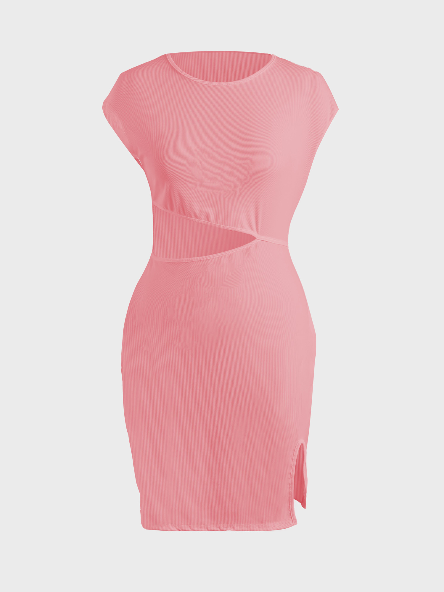 Holiday Triangle Cut Out Mini Dress