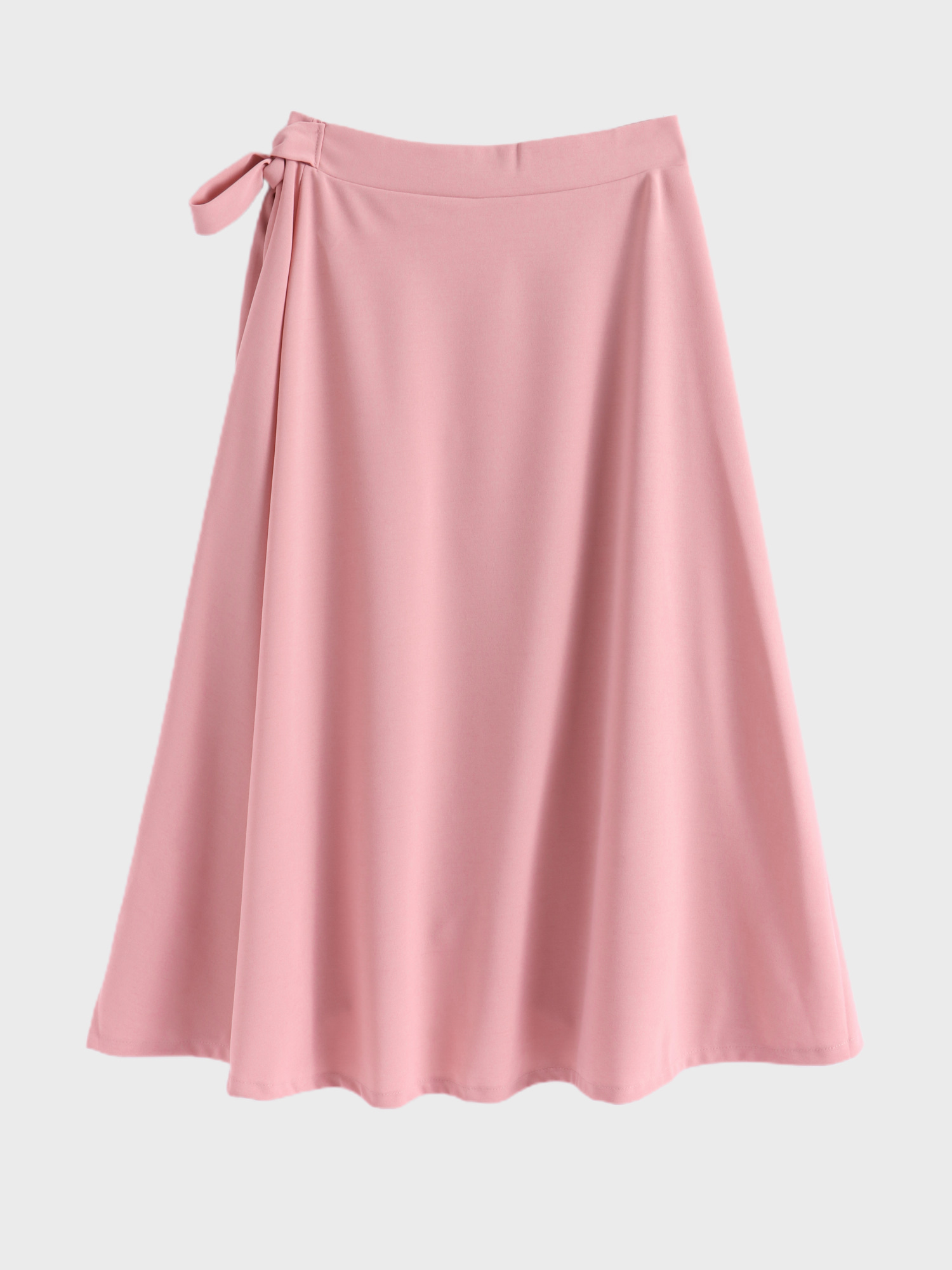 High Waist Tie Chiffon Ruffle Wrap Skirt