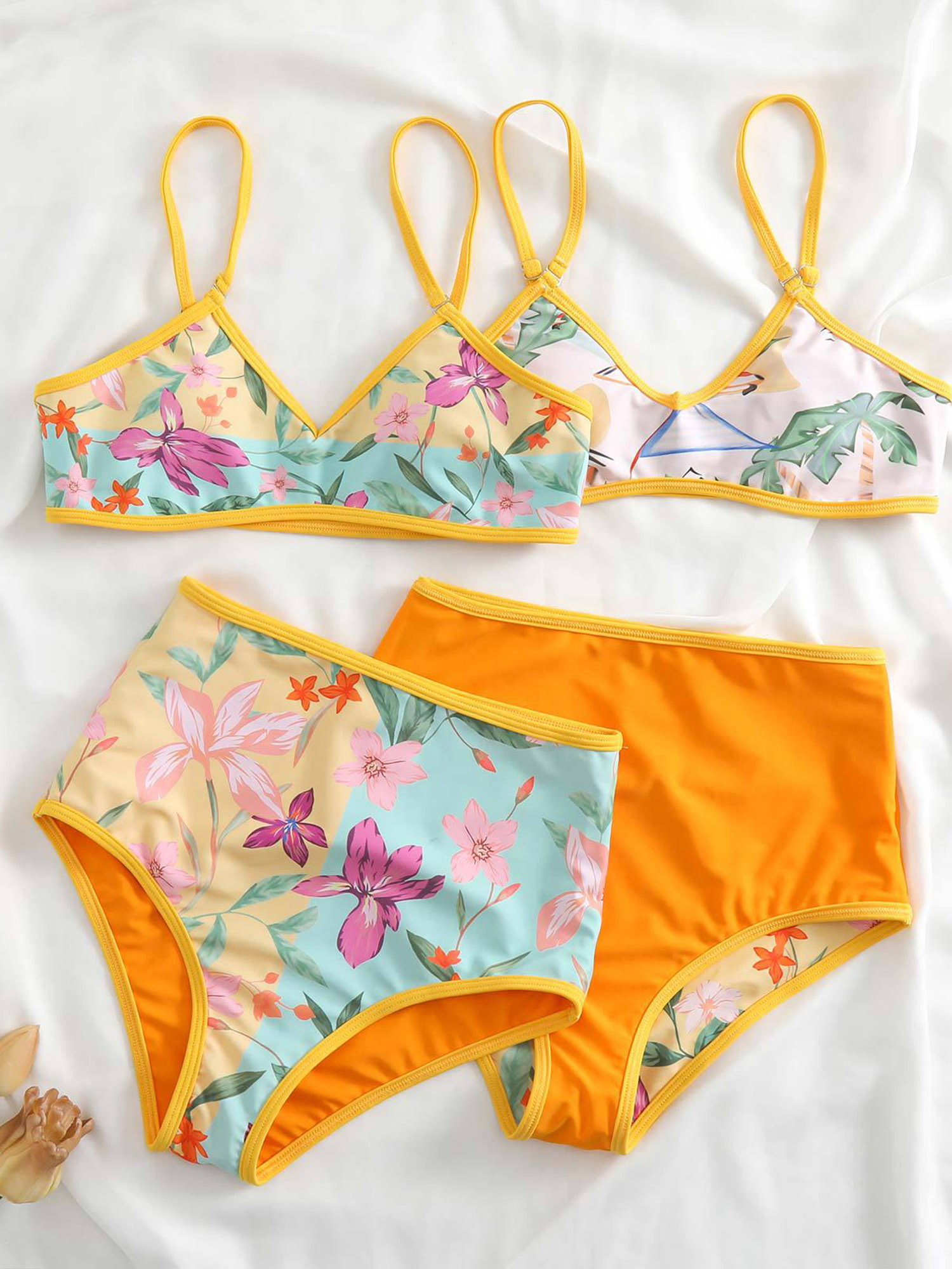Vigorous Sunshine Reversible Bikini