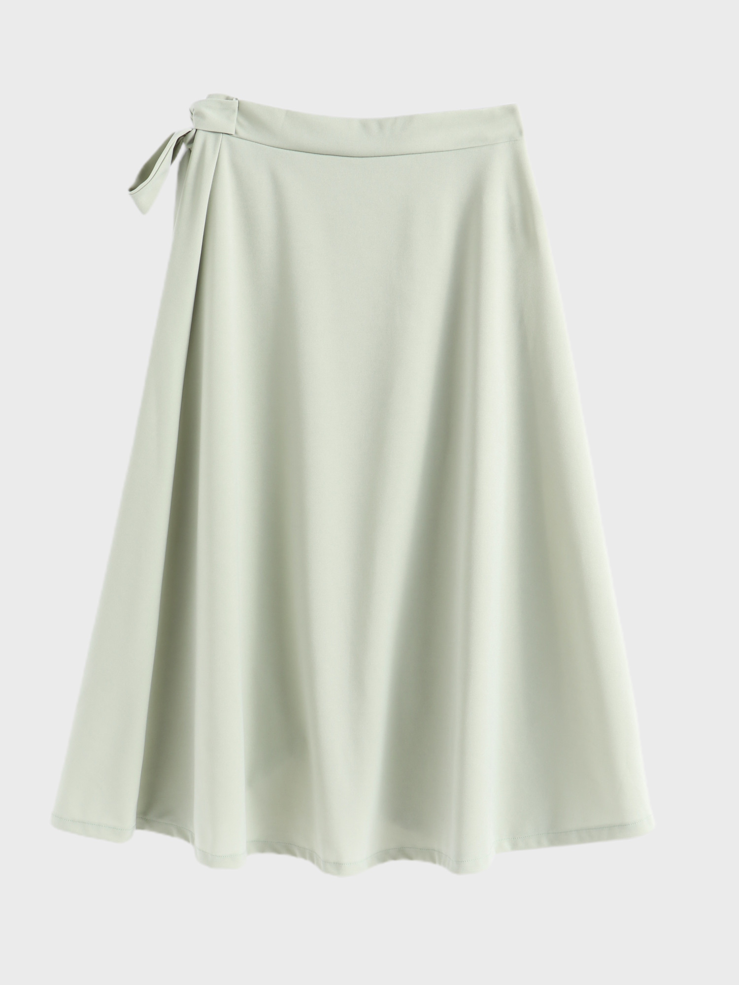 High Waist Tie Chiffon Ruffle Wrap Skirt
