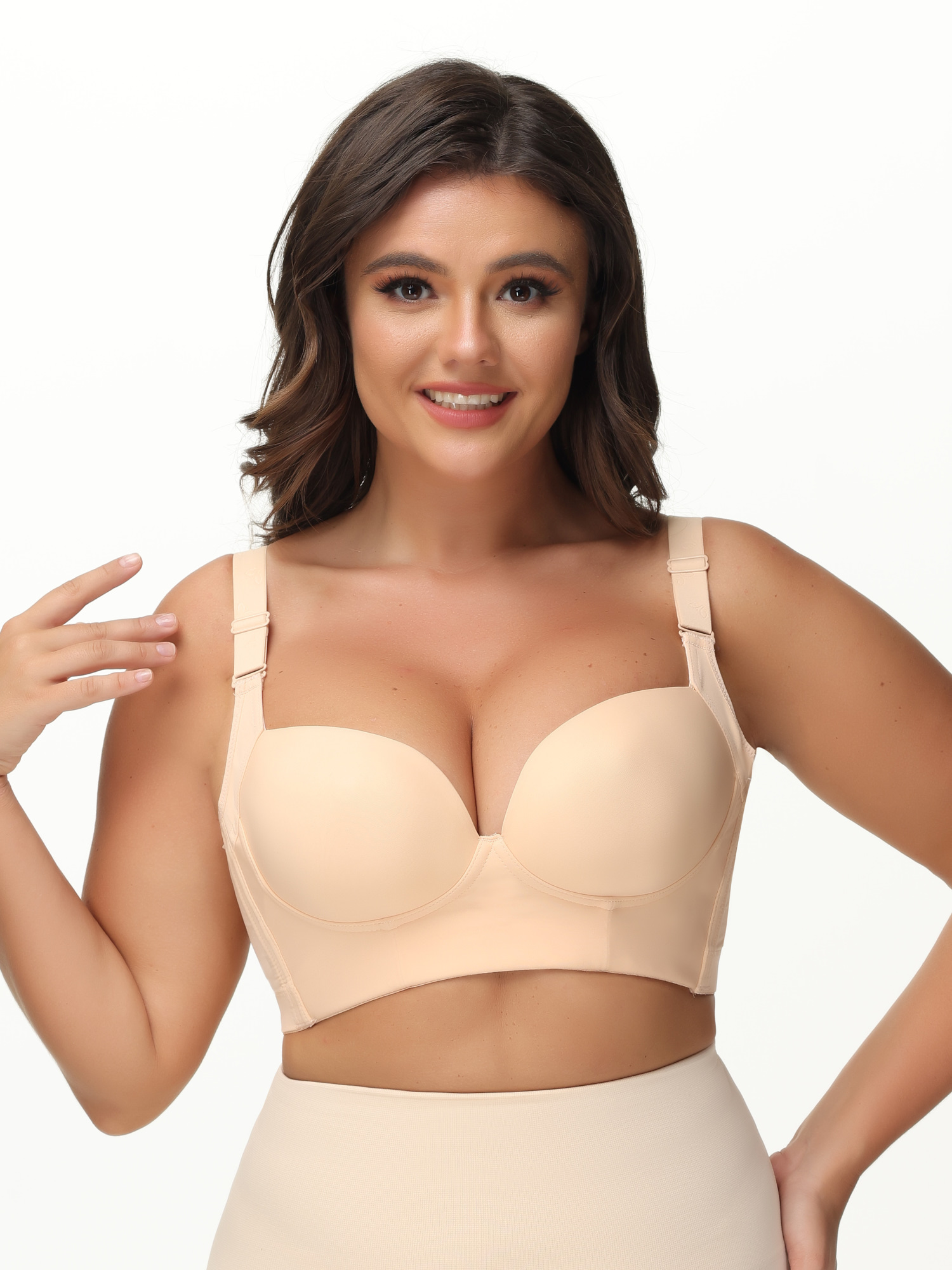 Sculpting Wide Band Big Bust Support Bra